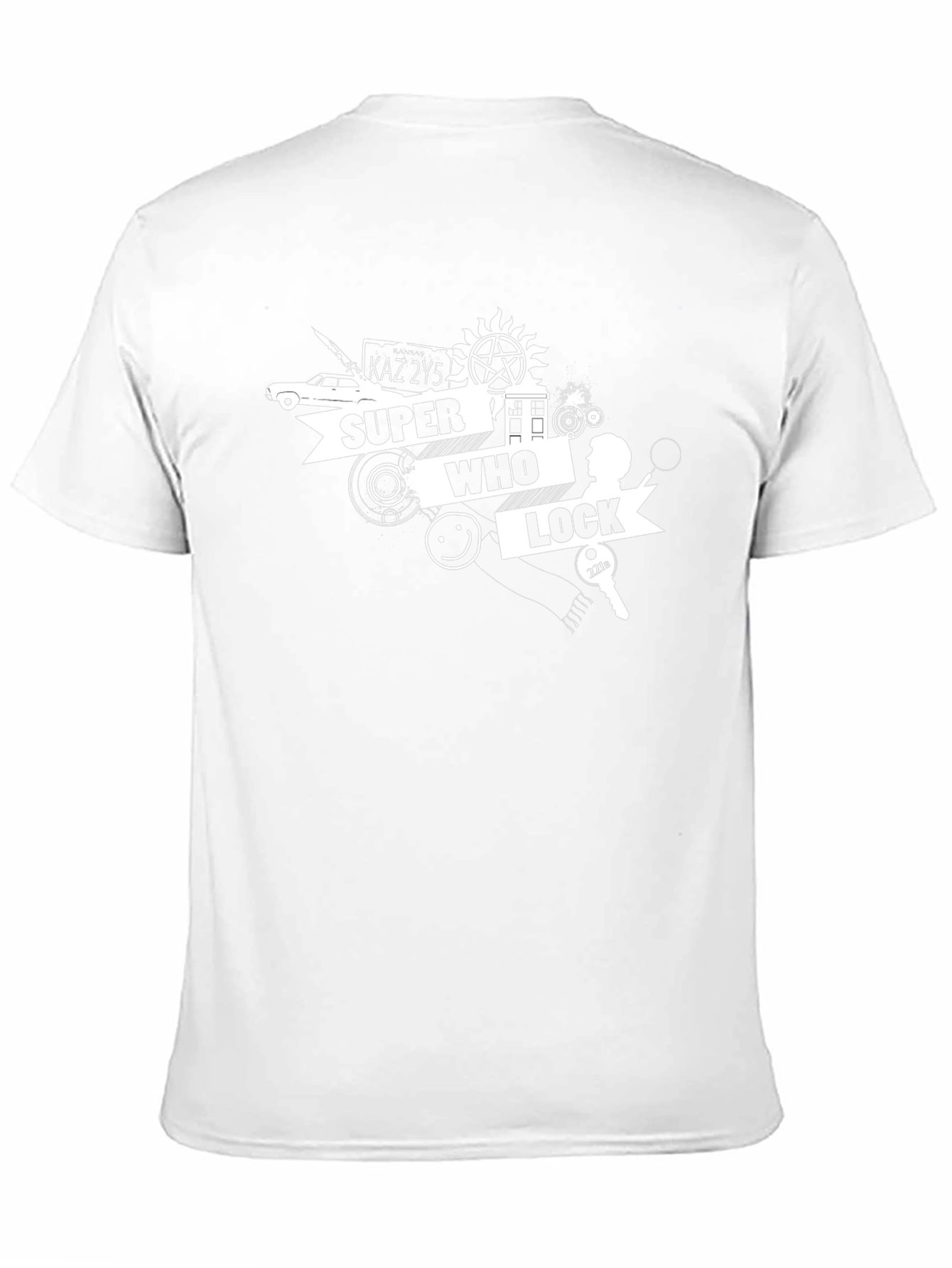 Super Who Lock T-Shirt - Geeky Fan Apparel