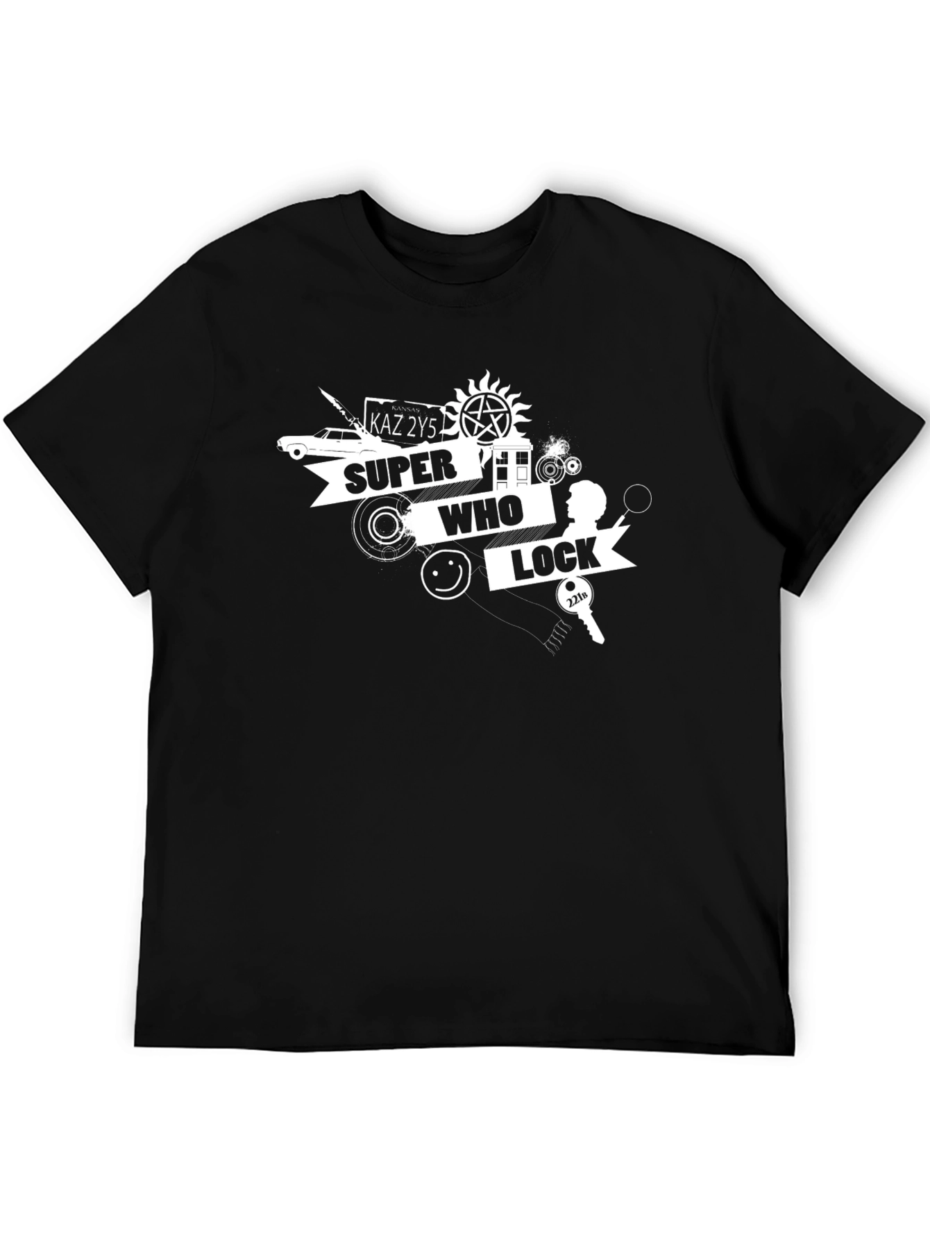 Super Who Lock T-Shirt - Geeky Fan Apparel