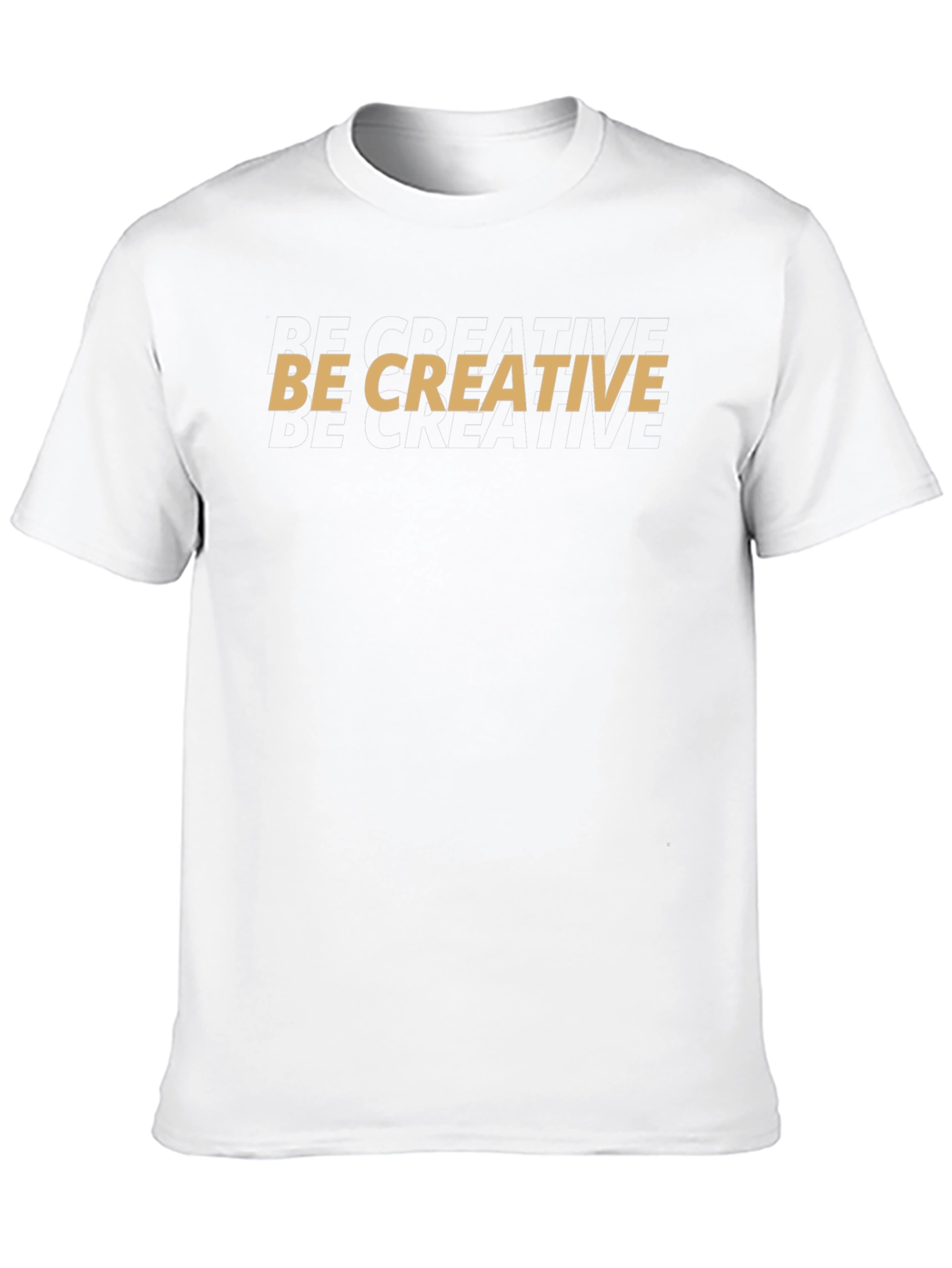 Be Creative Graphic Tee - Stylish Black Cotton T-Shirt