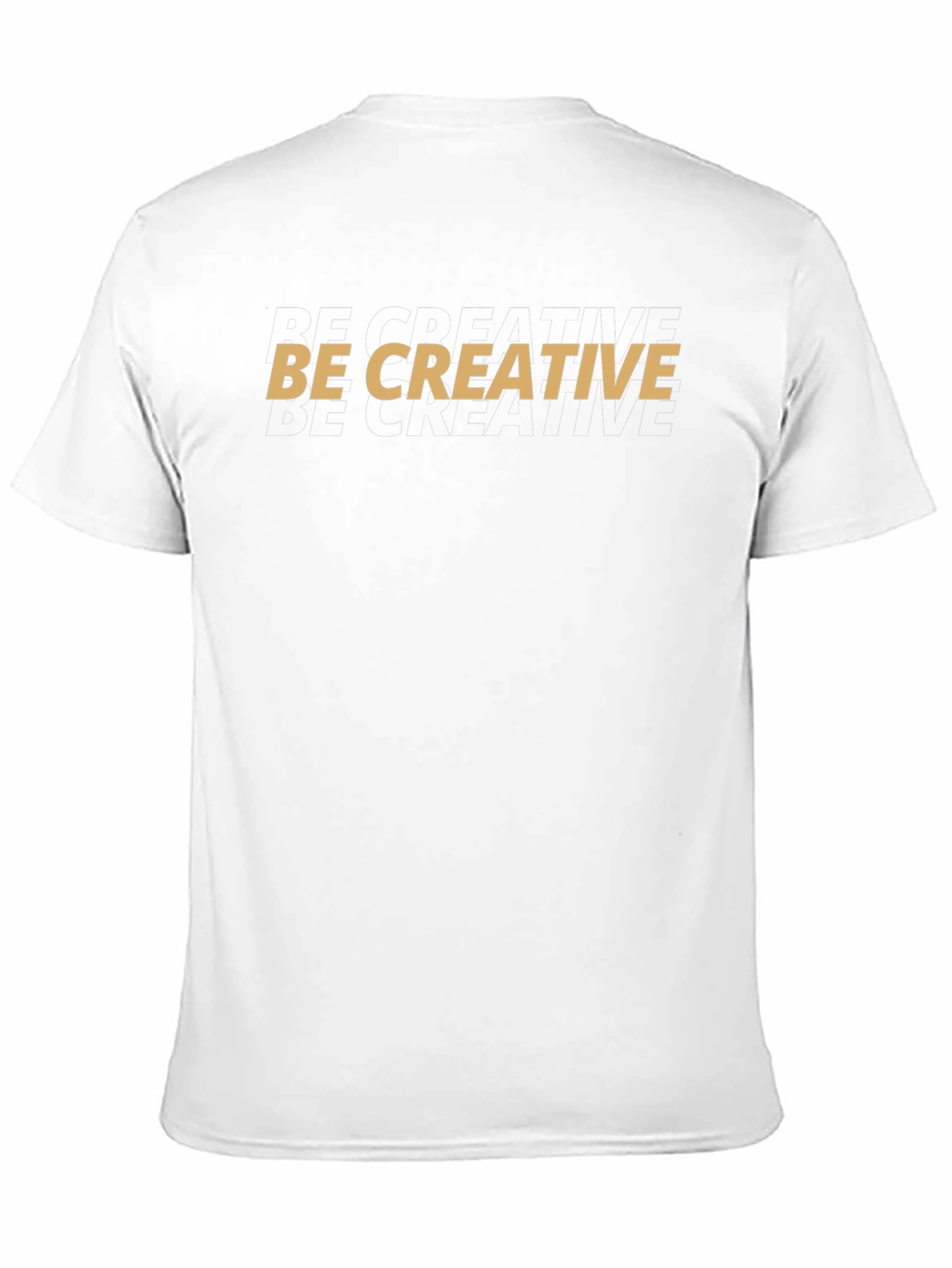 Be Creative Graphic Tee - Stylish Black Cotton T-Shirt