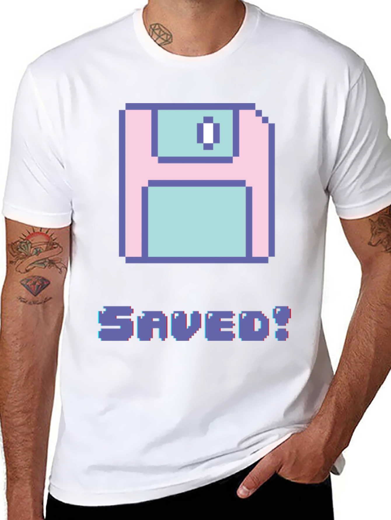 Retro Saved Floppy Disk T-Shirt