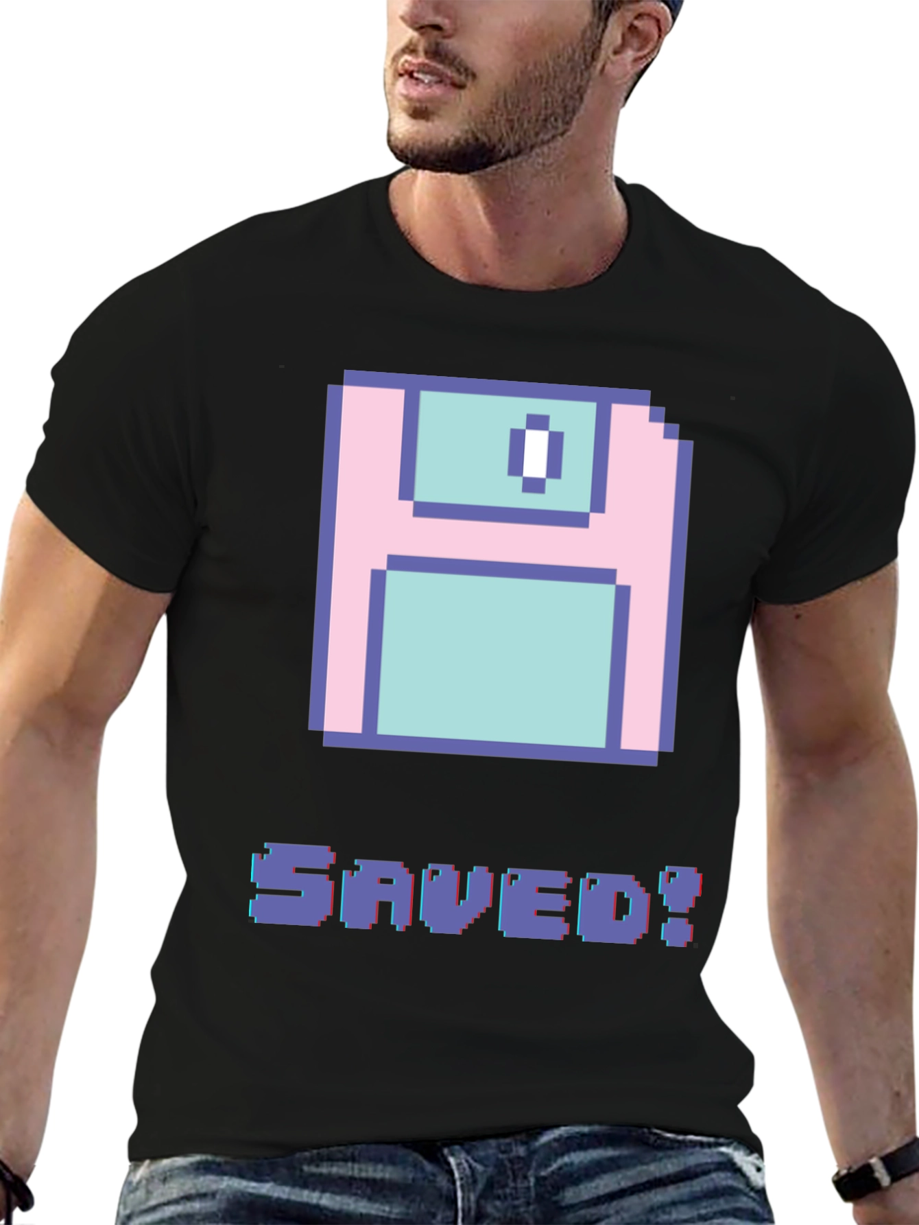 Retro Saved Floppy Disk T-Shirt