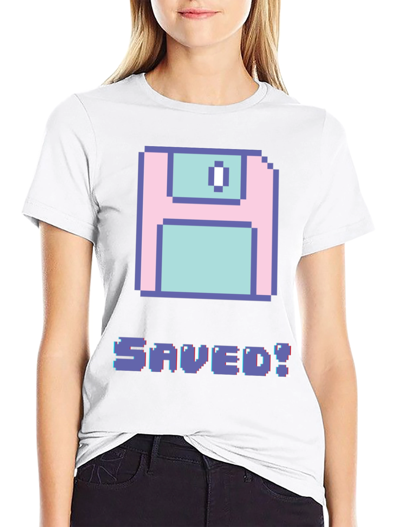 Retro Saved Floppy Disk T-Shirt