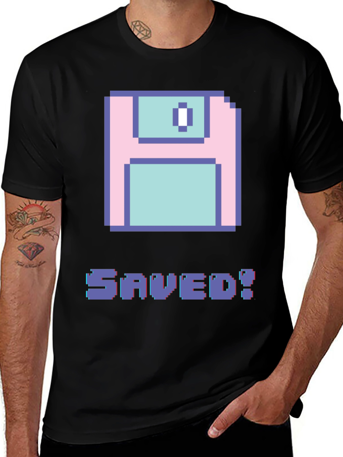 Retro Saved Floppy Disk T-Shirt