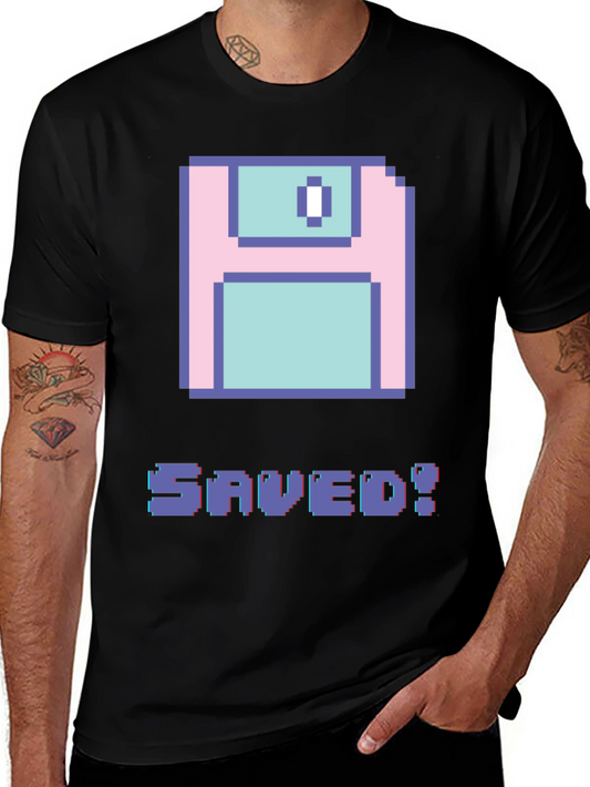 Retro Saved Floppy Disk T-Shirt