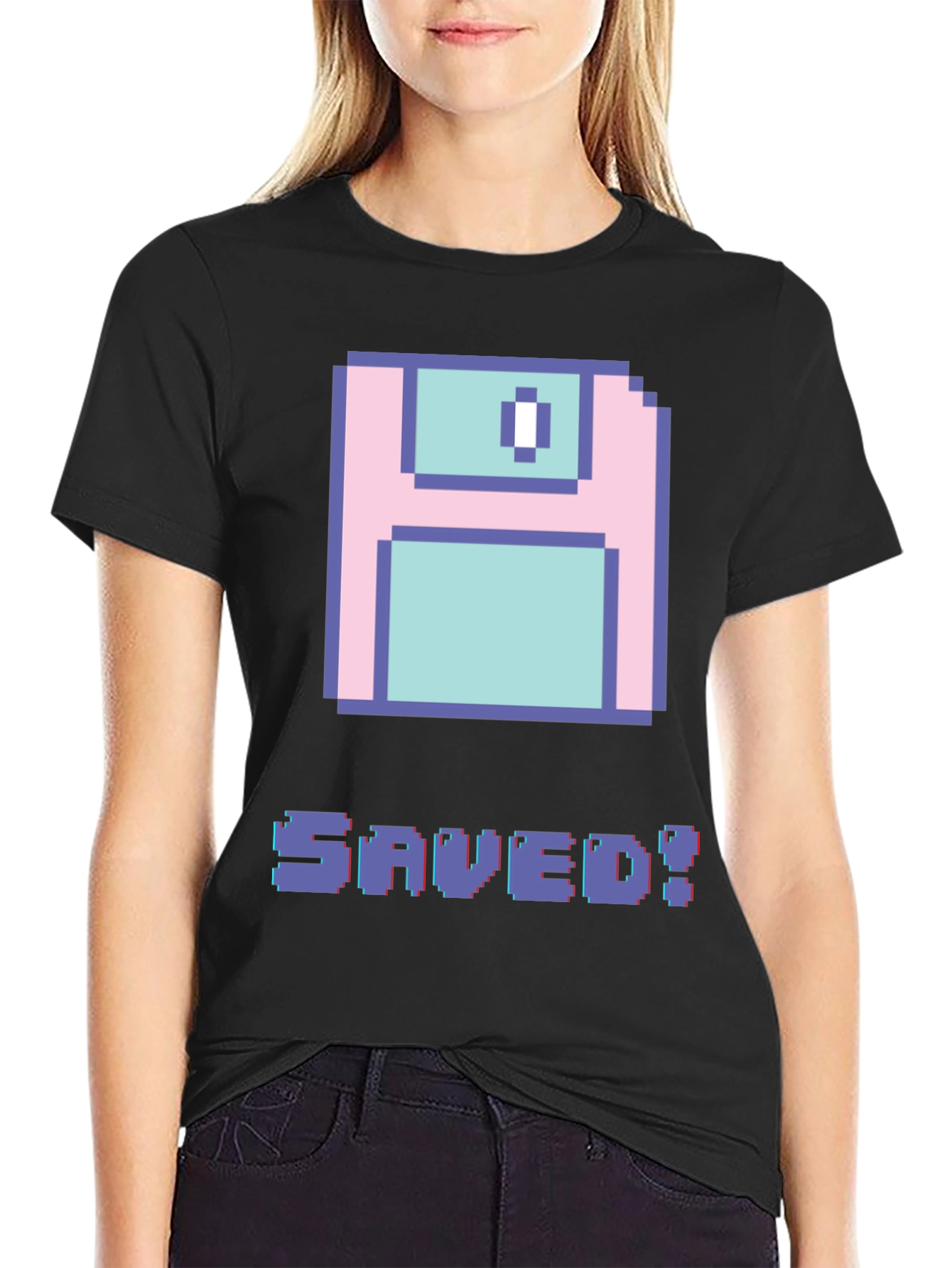 Retro Saved Floppy Disk T-Shirt