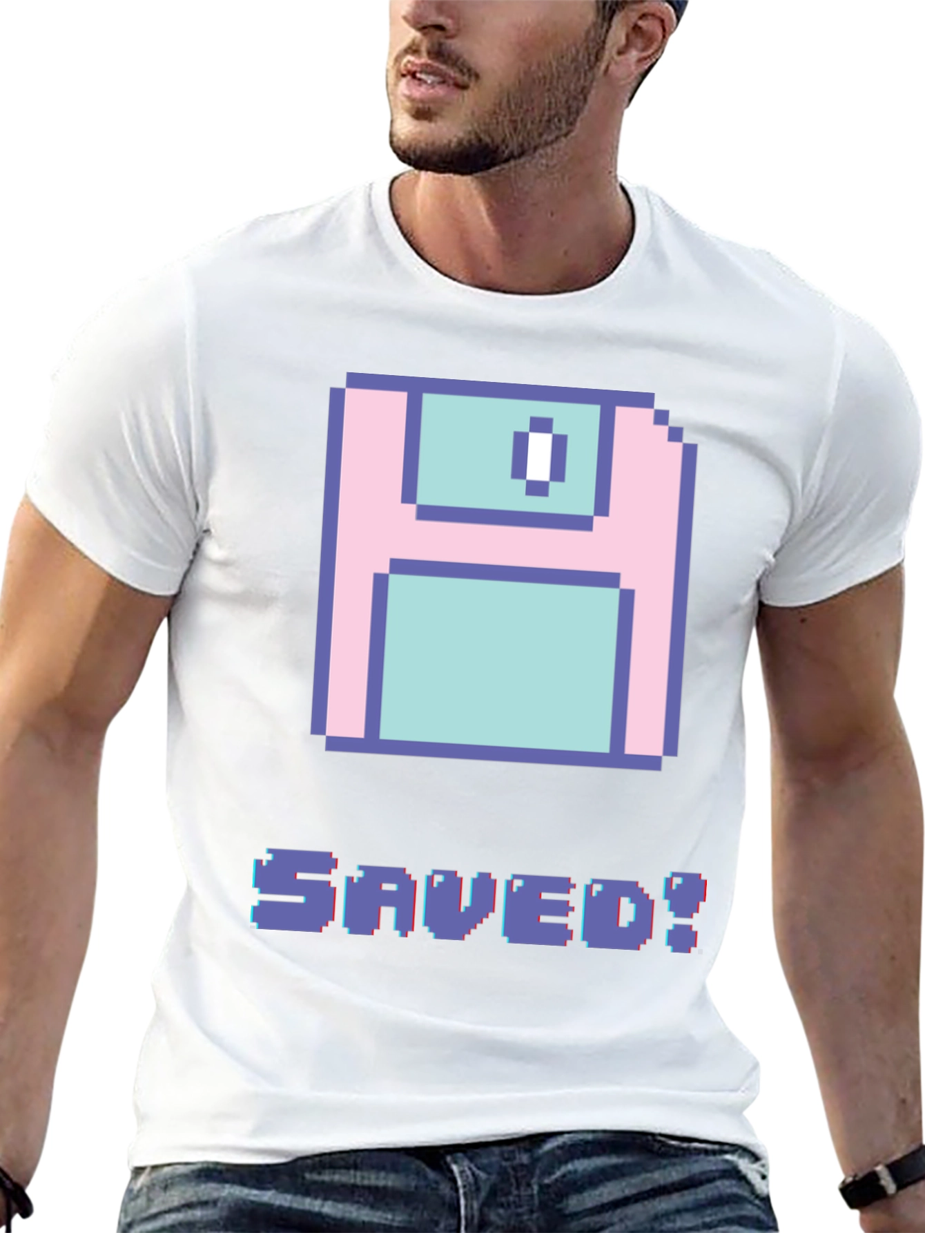 Retro Saved Floppy Disk T-Shirt