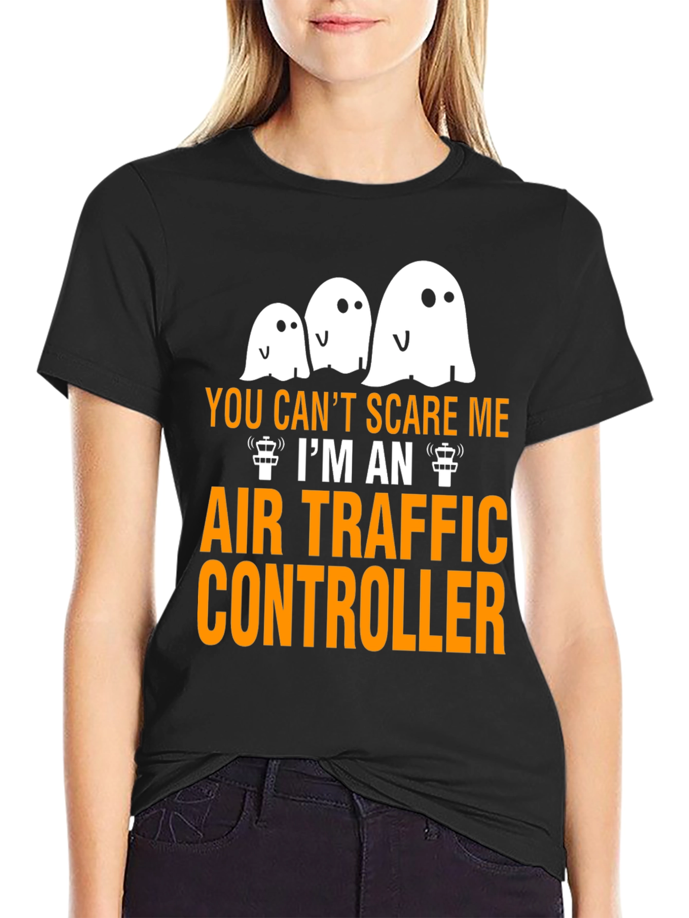 Air Traffic Controller Halloween T-Shirt
