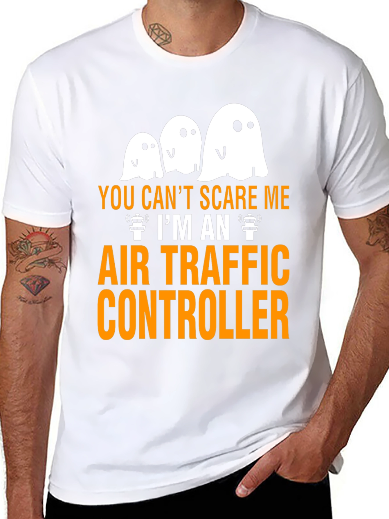 Air Traffic Controller Halloween T-Shirt