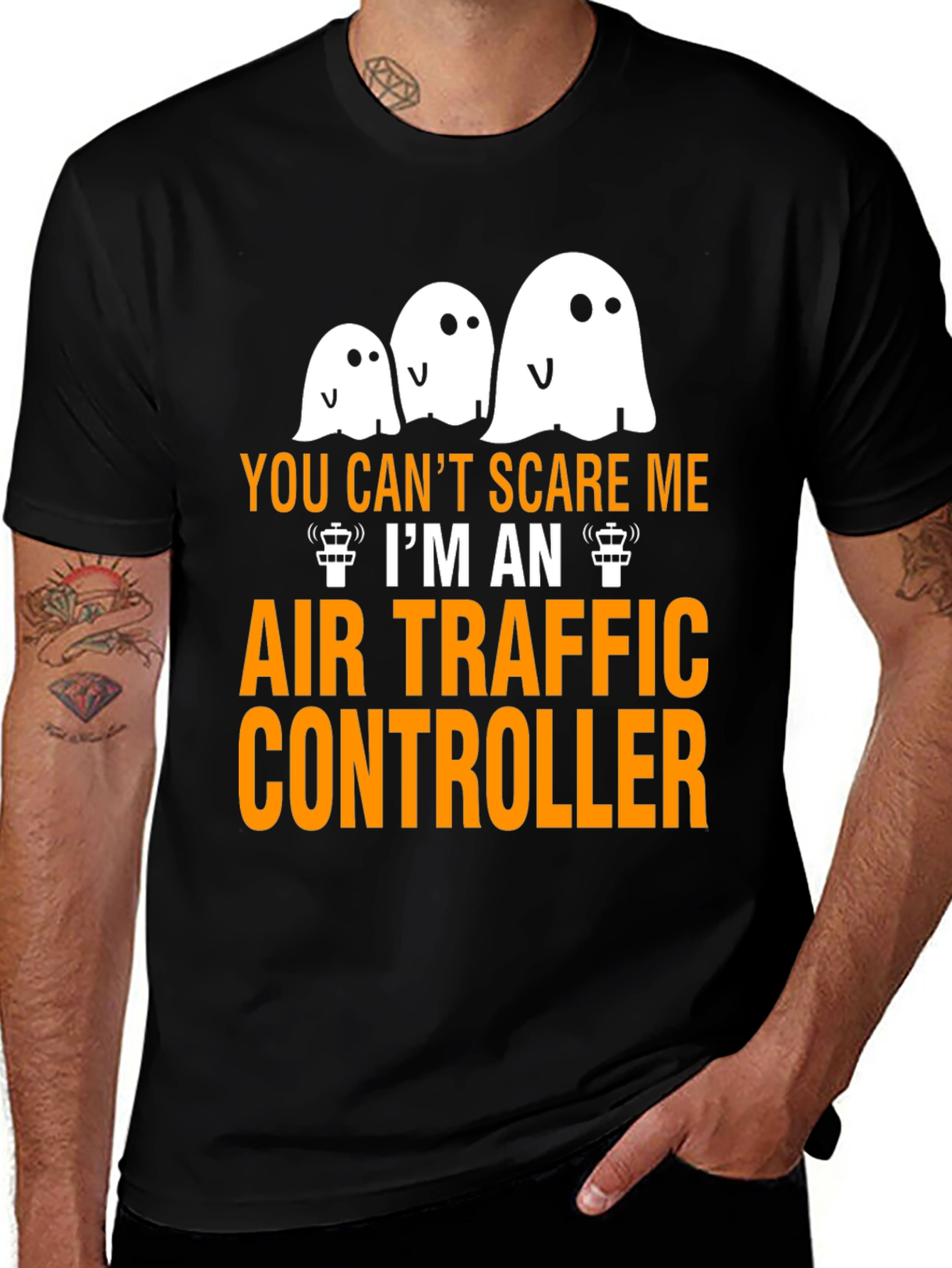 Air Traffic Controller Halloween T-Shirt