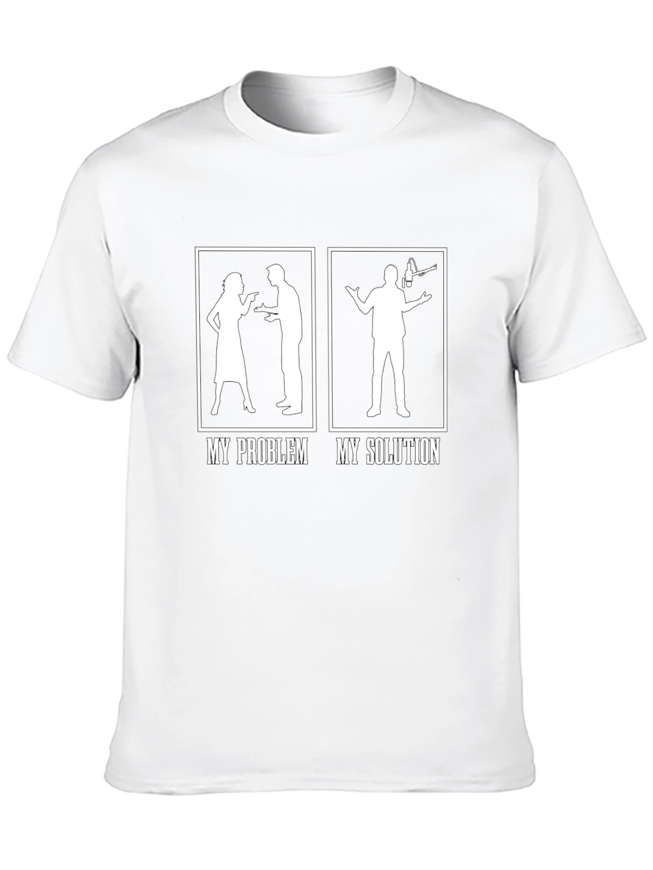 My Problem My Solution T-Shirt Funny Podcaster Shirt