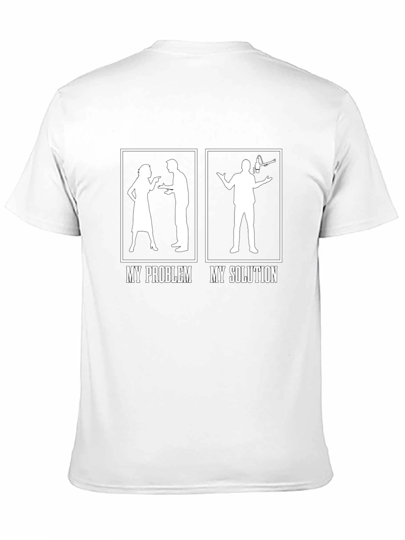 My Problem My Solution T-Shirt Funny Podcaster Shirt