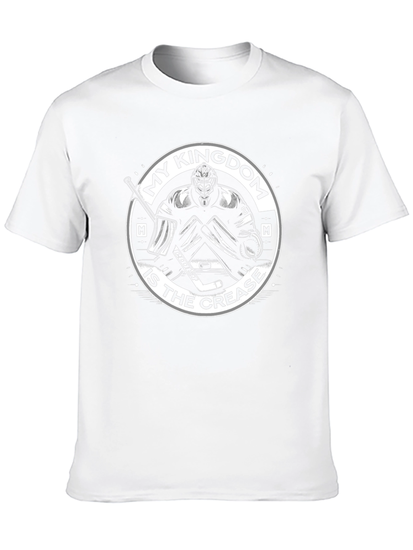 Hockey Goalie T-Shirt: My Kingdom Is The Crease