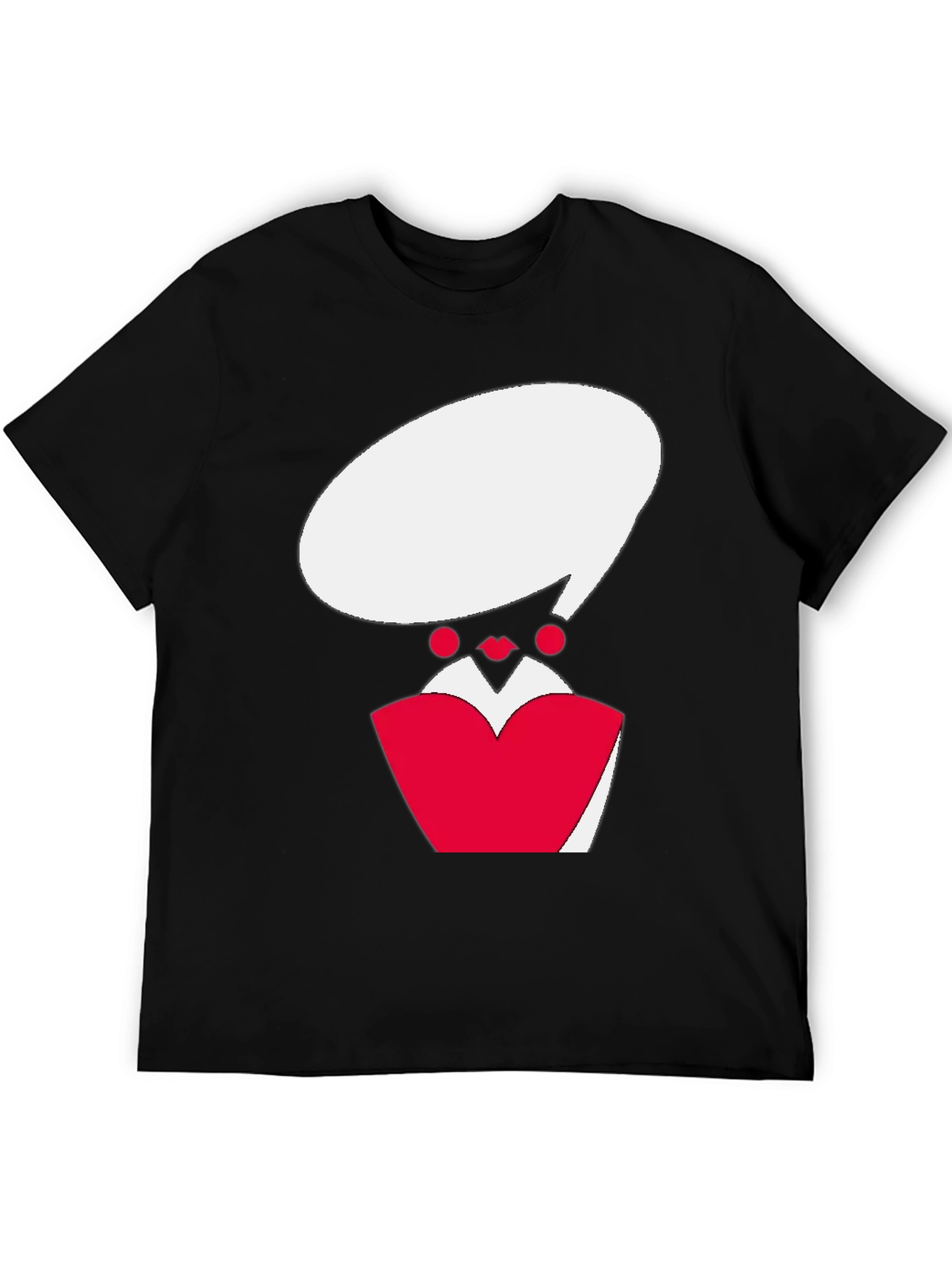 Queen of Hearts Graphic Tee - Black Cotton T-Shirt