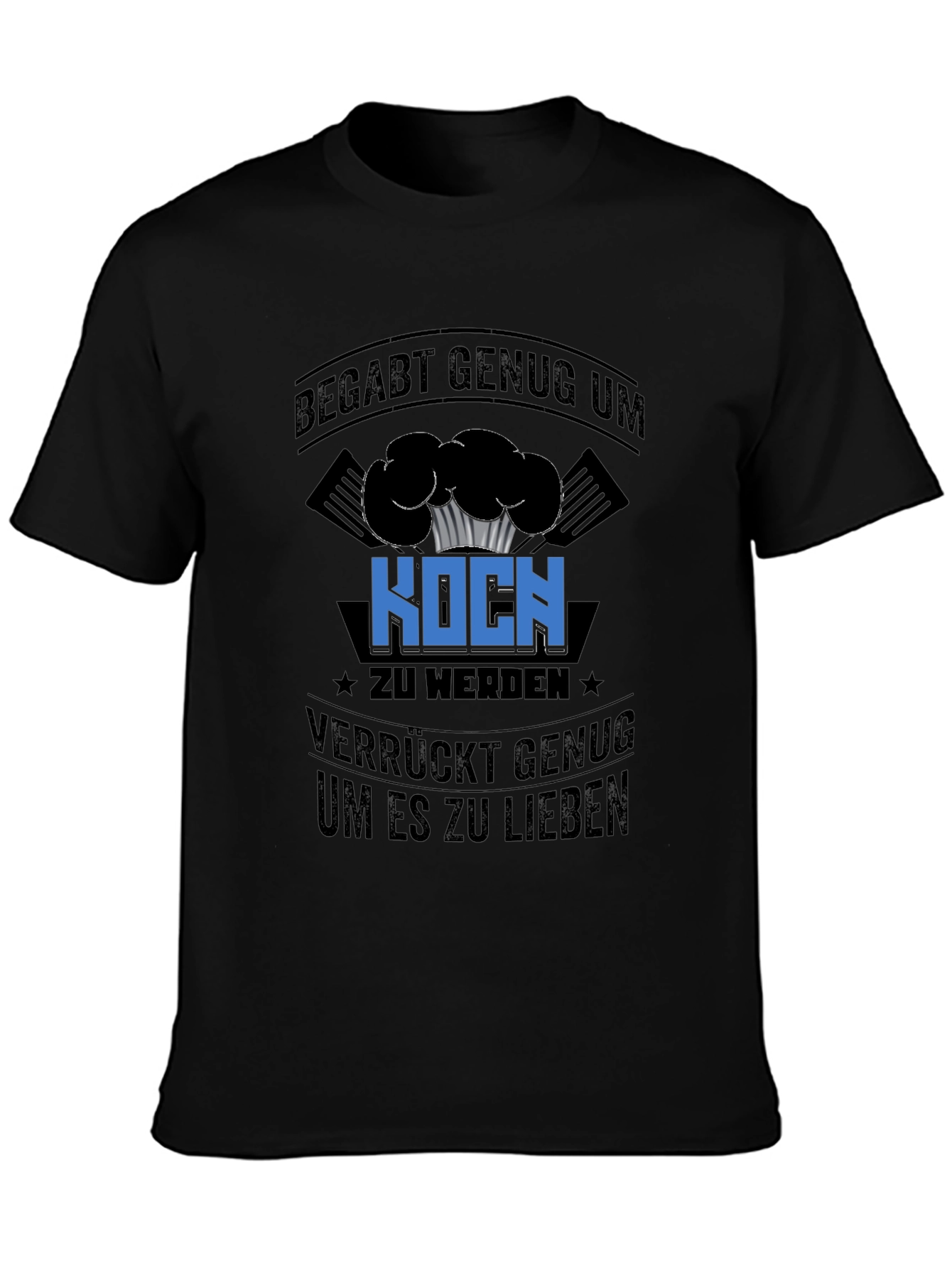 Funny Cook T-Shirt - Talented and Crazy Chef