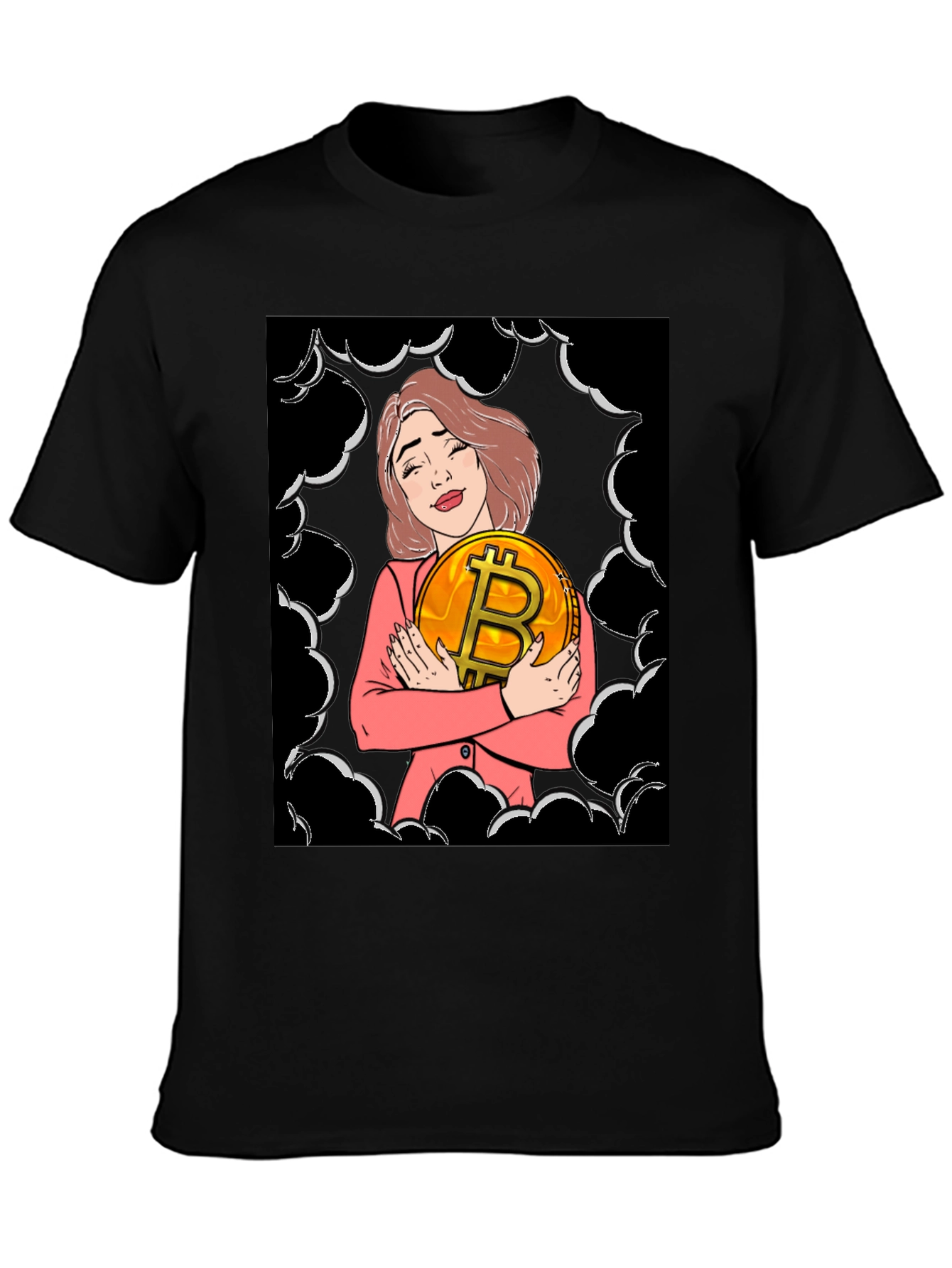 Bitcoin Girl T-Shirt - Crypto Lover Tee
