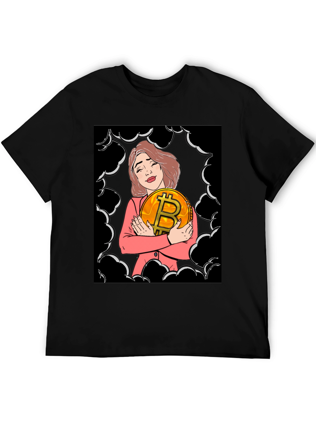 Bitcoin Girl T-Shirt - Crypto Lover Tee