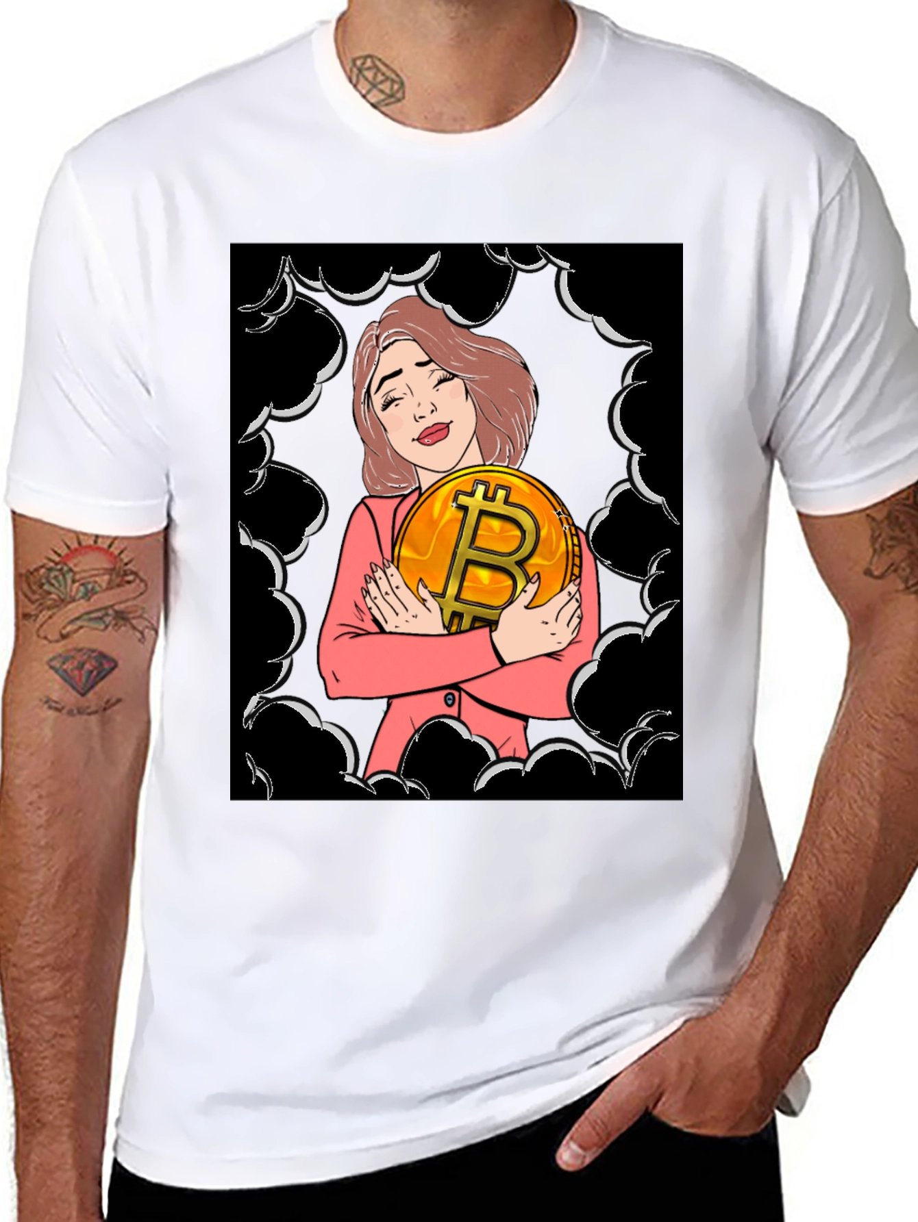 Bitcoin Girl T-Shirt - Crypto Lover Tee