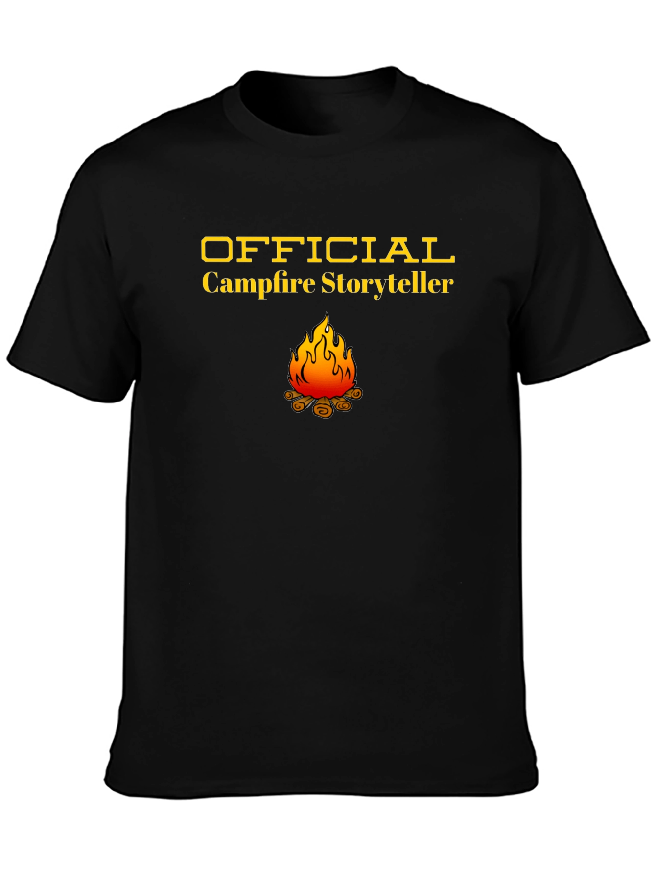 Official Campfire Storyteller T-Shirt - Black