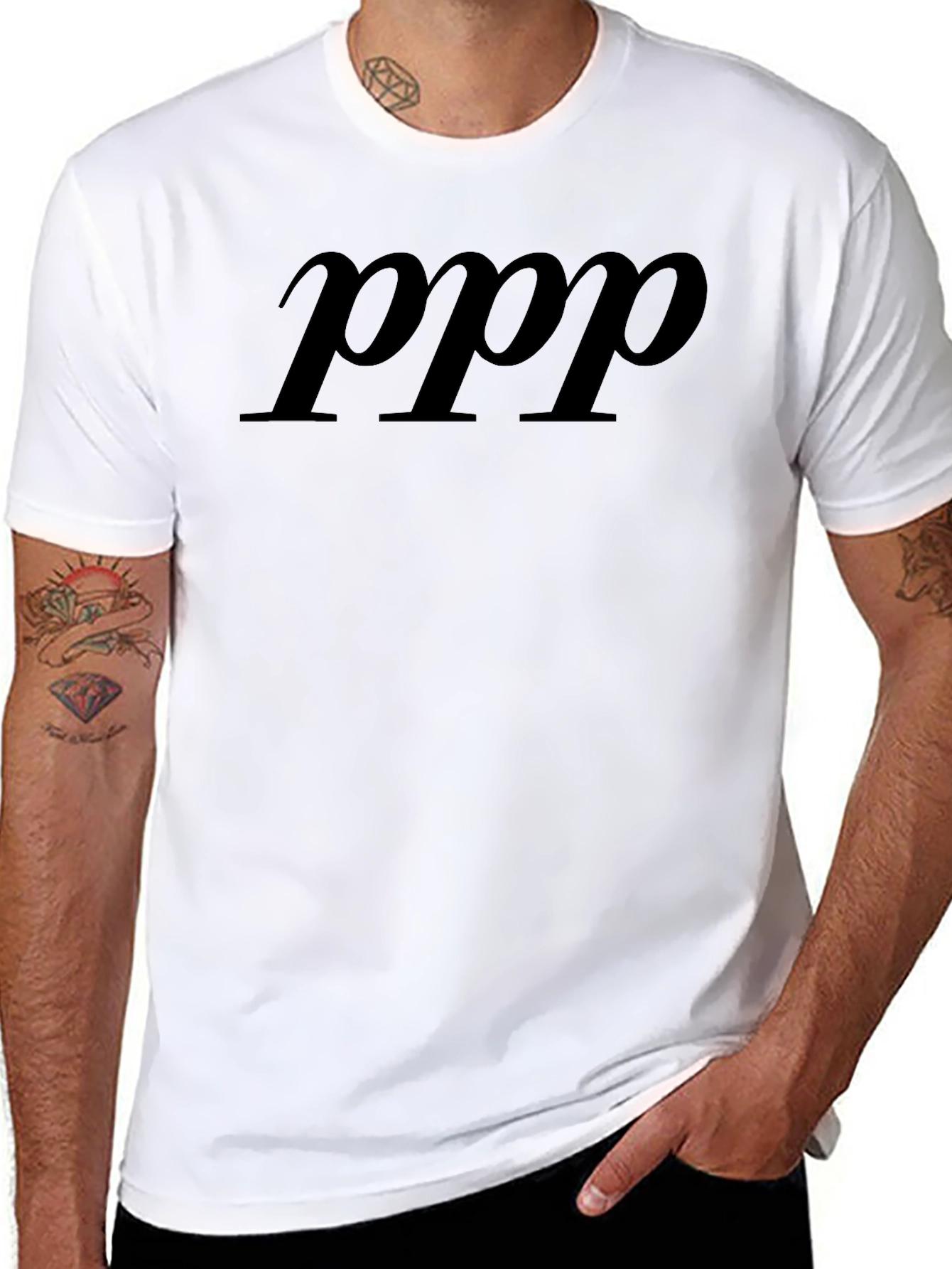 PPP Black T-Shirt - Soft Style