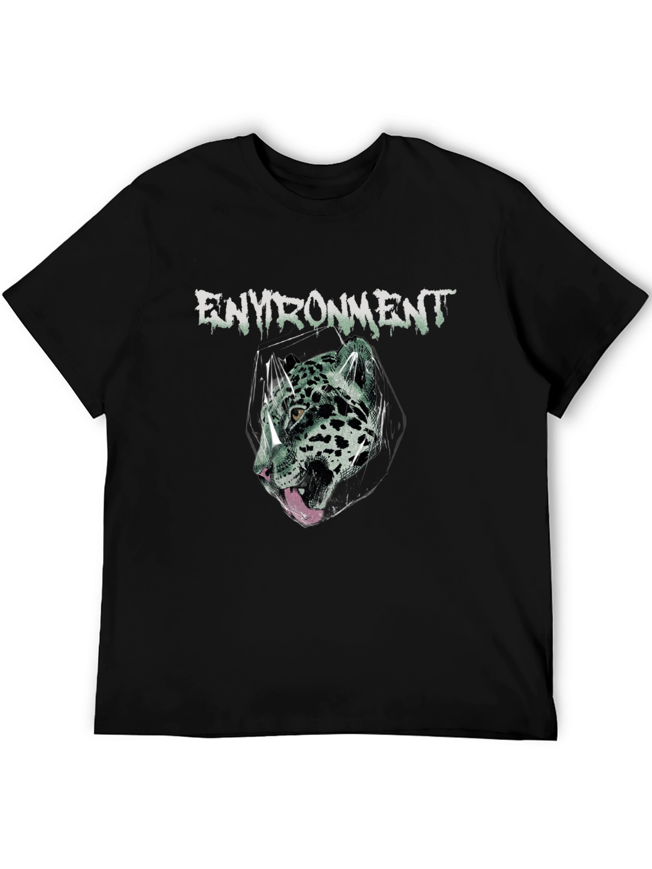 Environment Jaguar Graphic Tee - Black