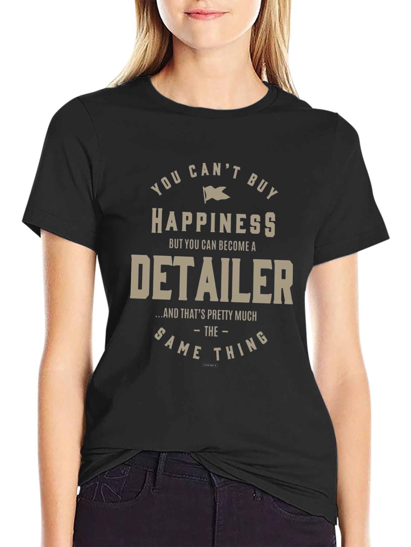 Detailer Happiness T-Shirt - Black