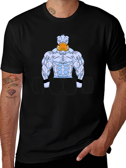 Muscle Duck Lifting Weights T-Shirt