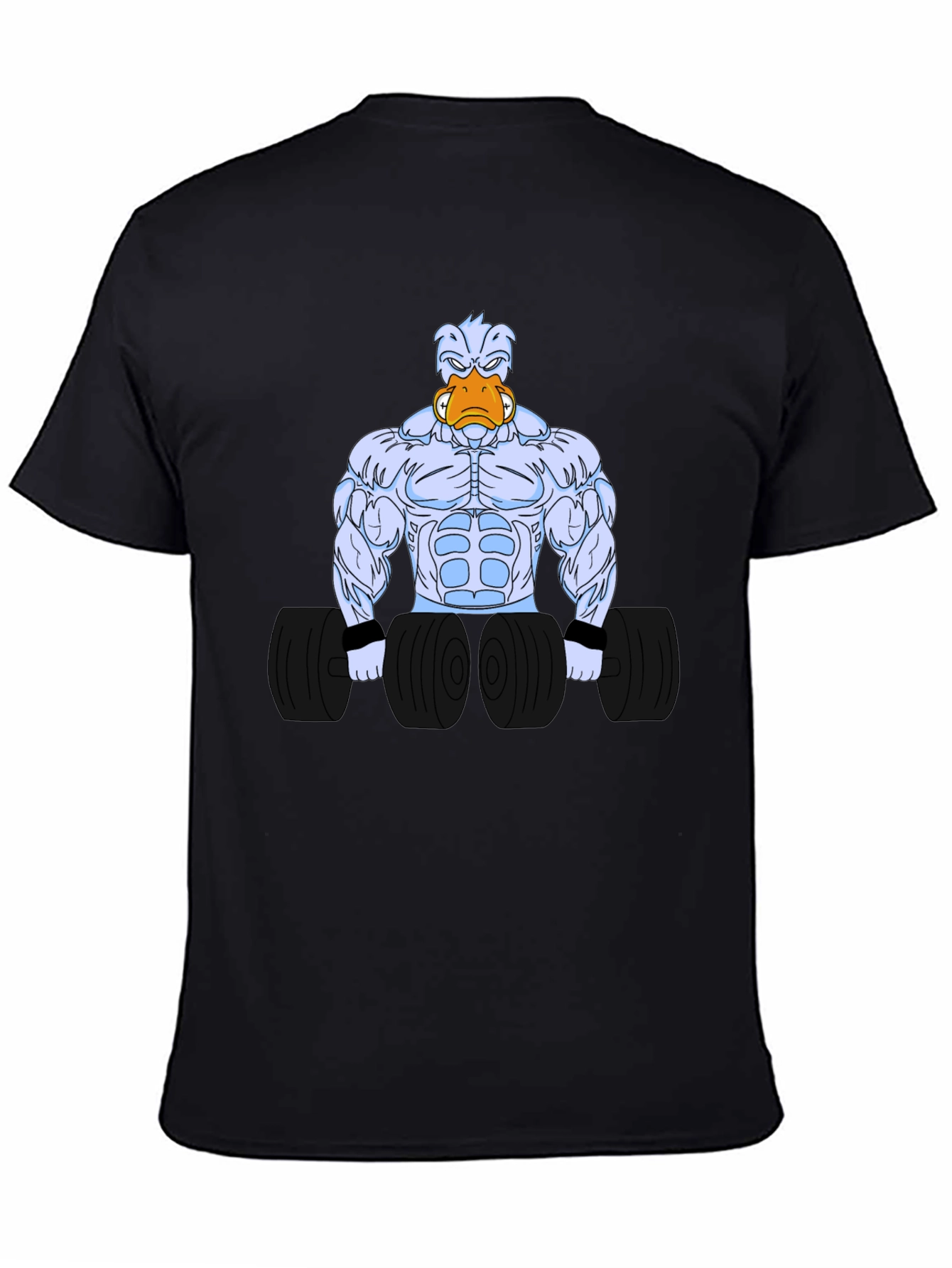 Muscle Duck Lifting Weights T-Shirt