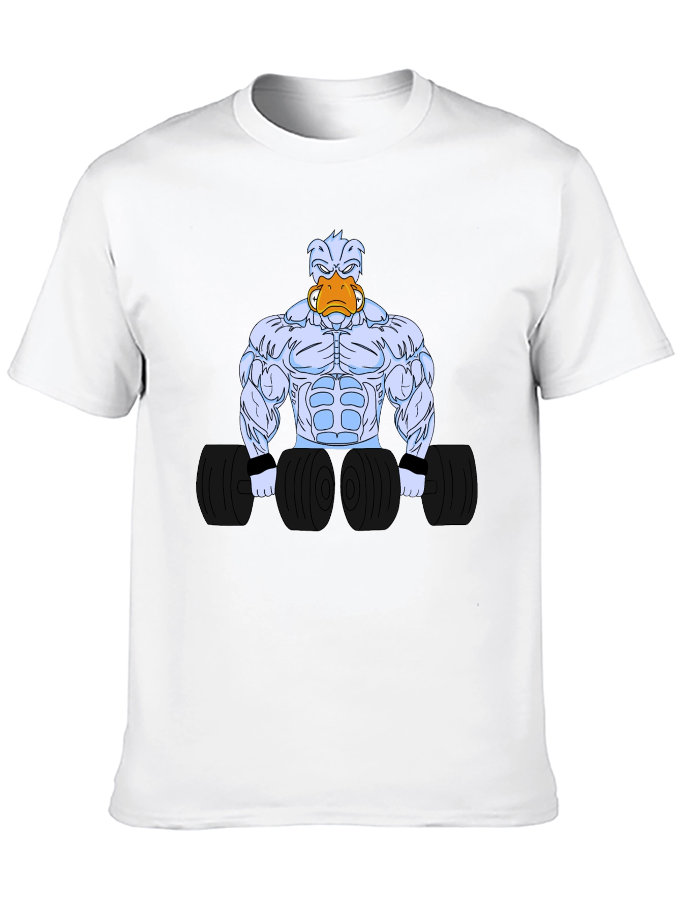 Muscle Duck Lifting Weights T-Shirt