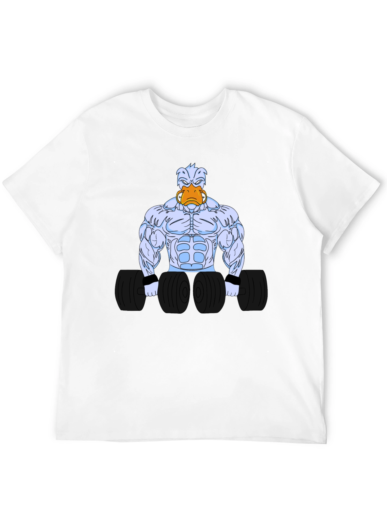 Muscle Duck Lifting Weights T-Shirt