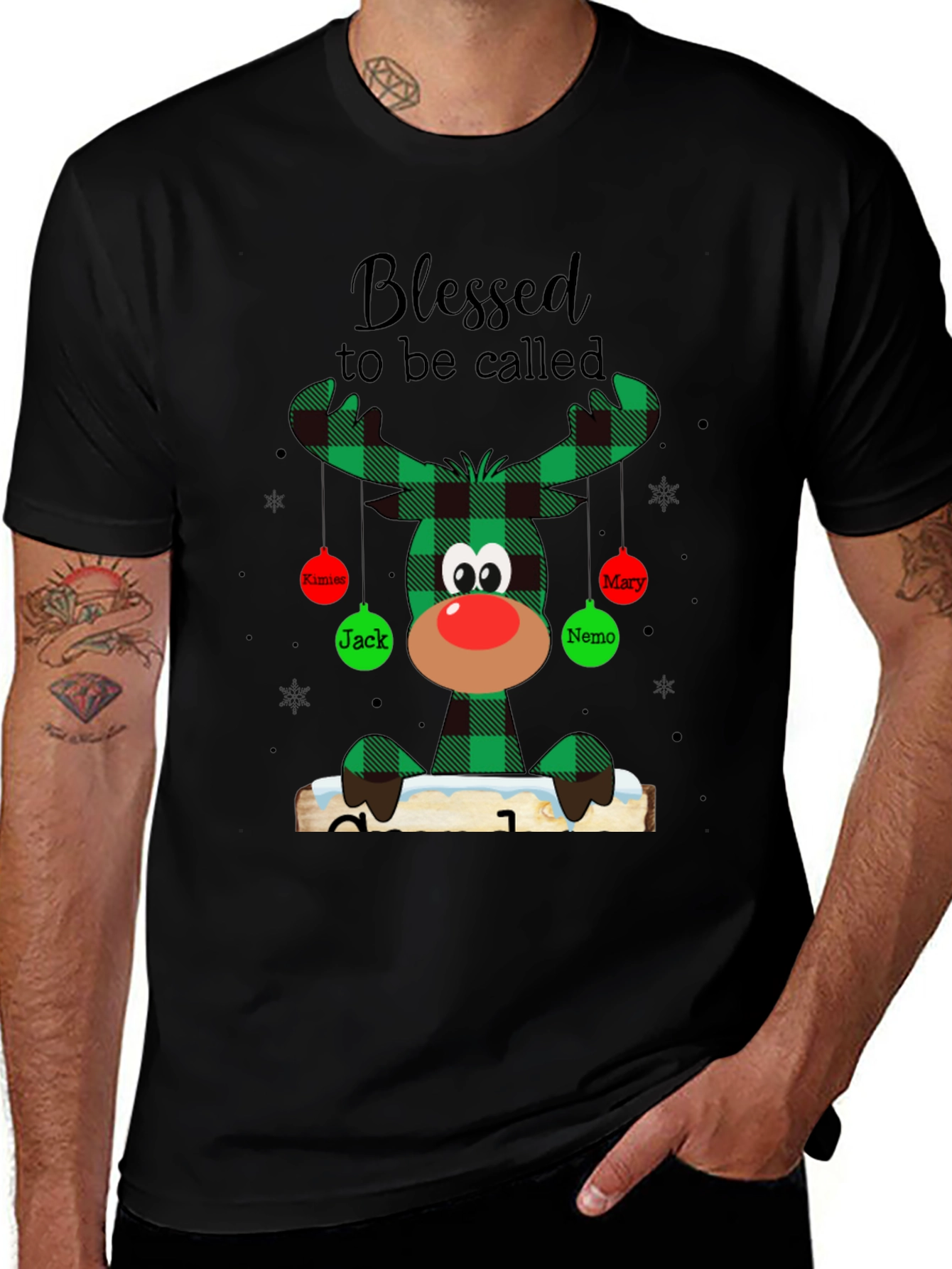Festive Reindeer Christmas T-Shirt