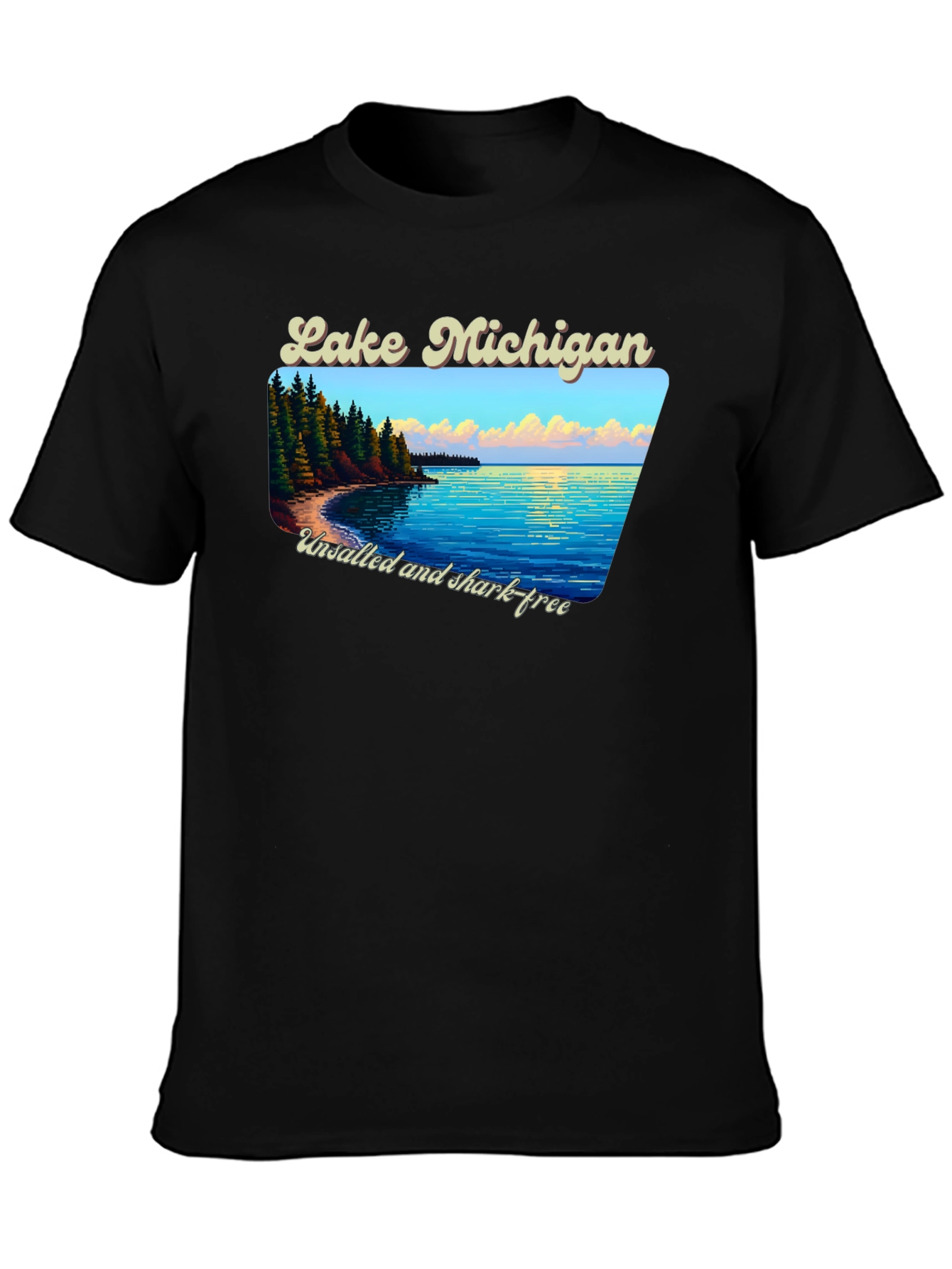 Lake Michigan Graphic T-Shirt - Unsalted & Shark-Free