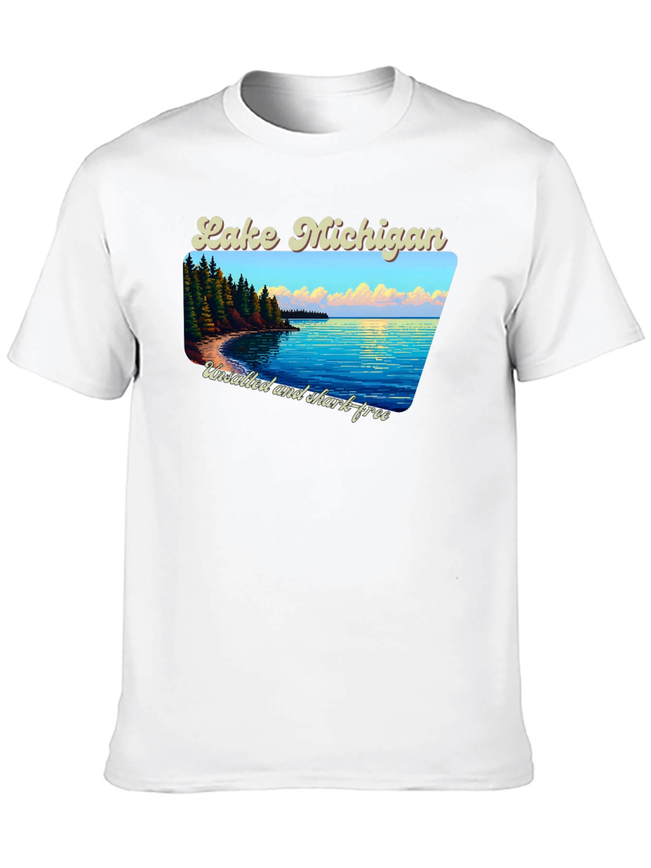 Lake Michigan Graphic T-Shirt - Unsalted & Shark-Free