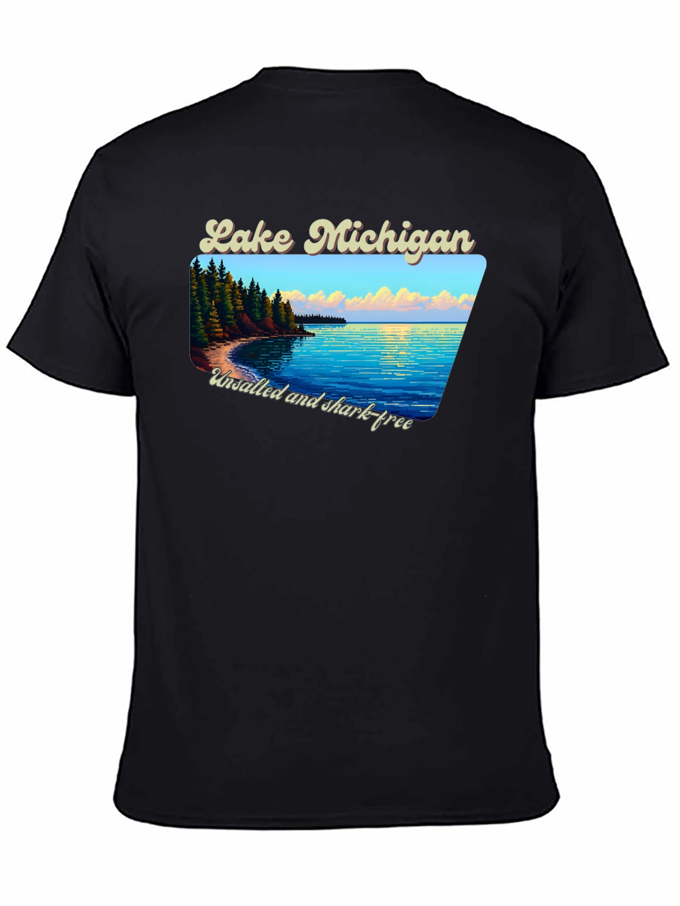 Lake Michigan Graphic T-Shirt - Unsalted & Shark-Free