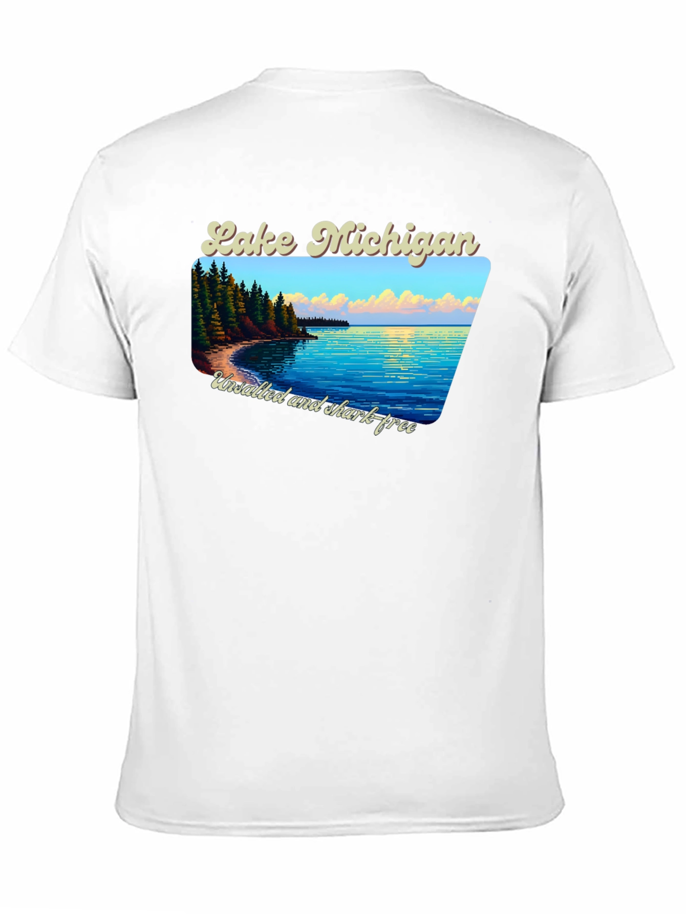 Lake Michigan Graphic T-Shirt - Unsalted & Shark-Free