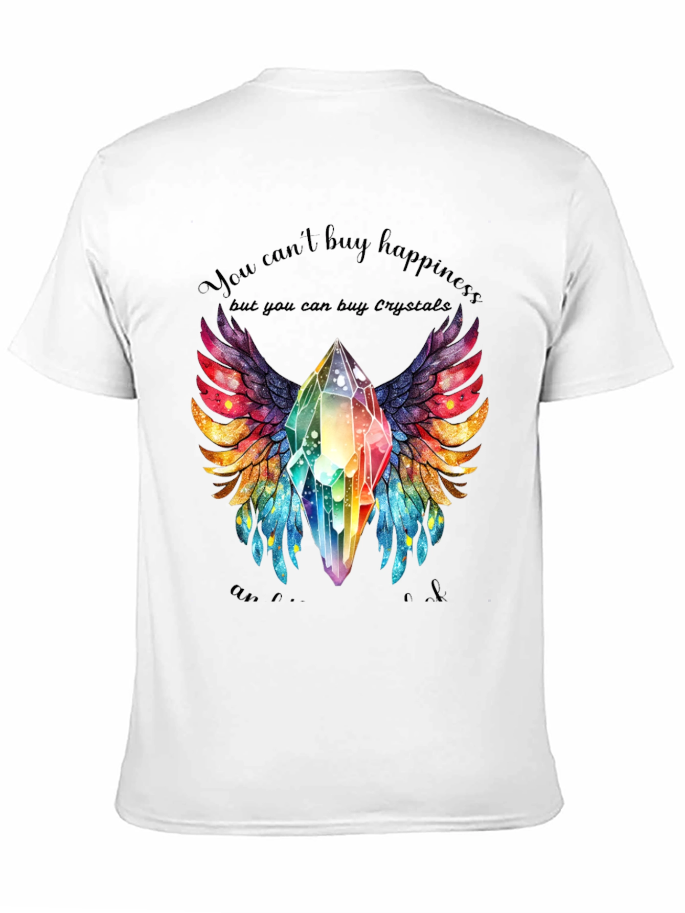 Crystals Happiness Graphic Tee