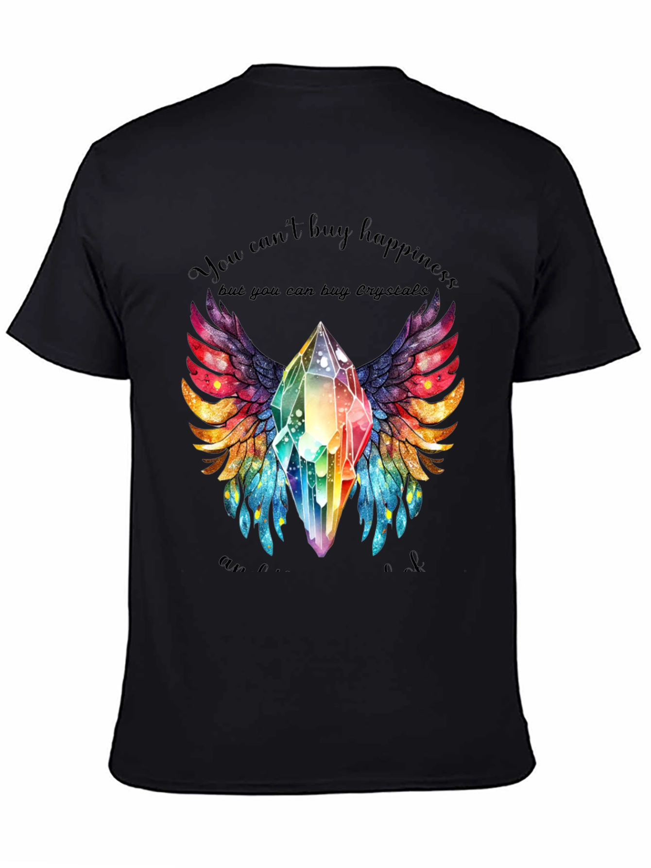 Crystals Happiness Graphic Tee