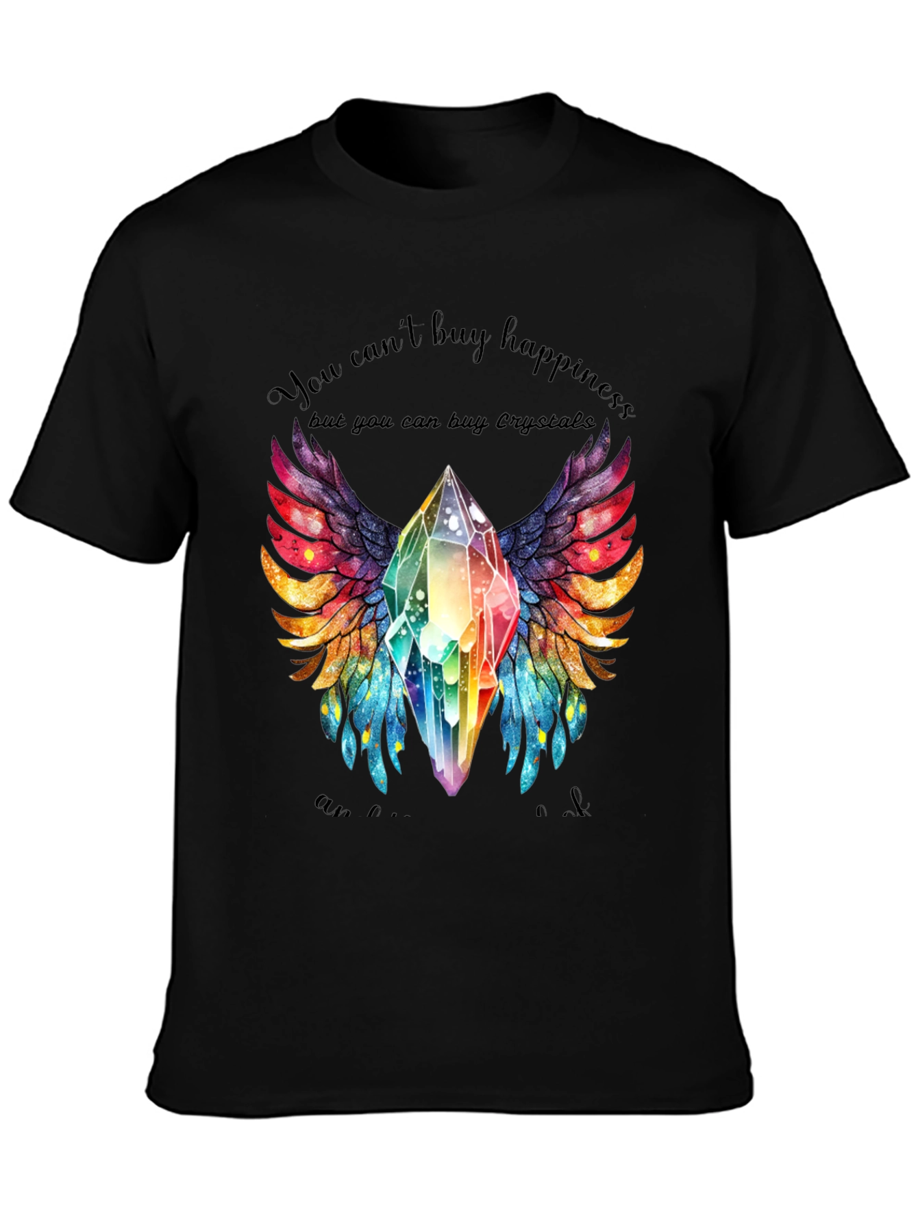 Crystals Happiness Graphic Tee