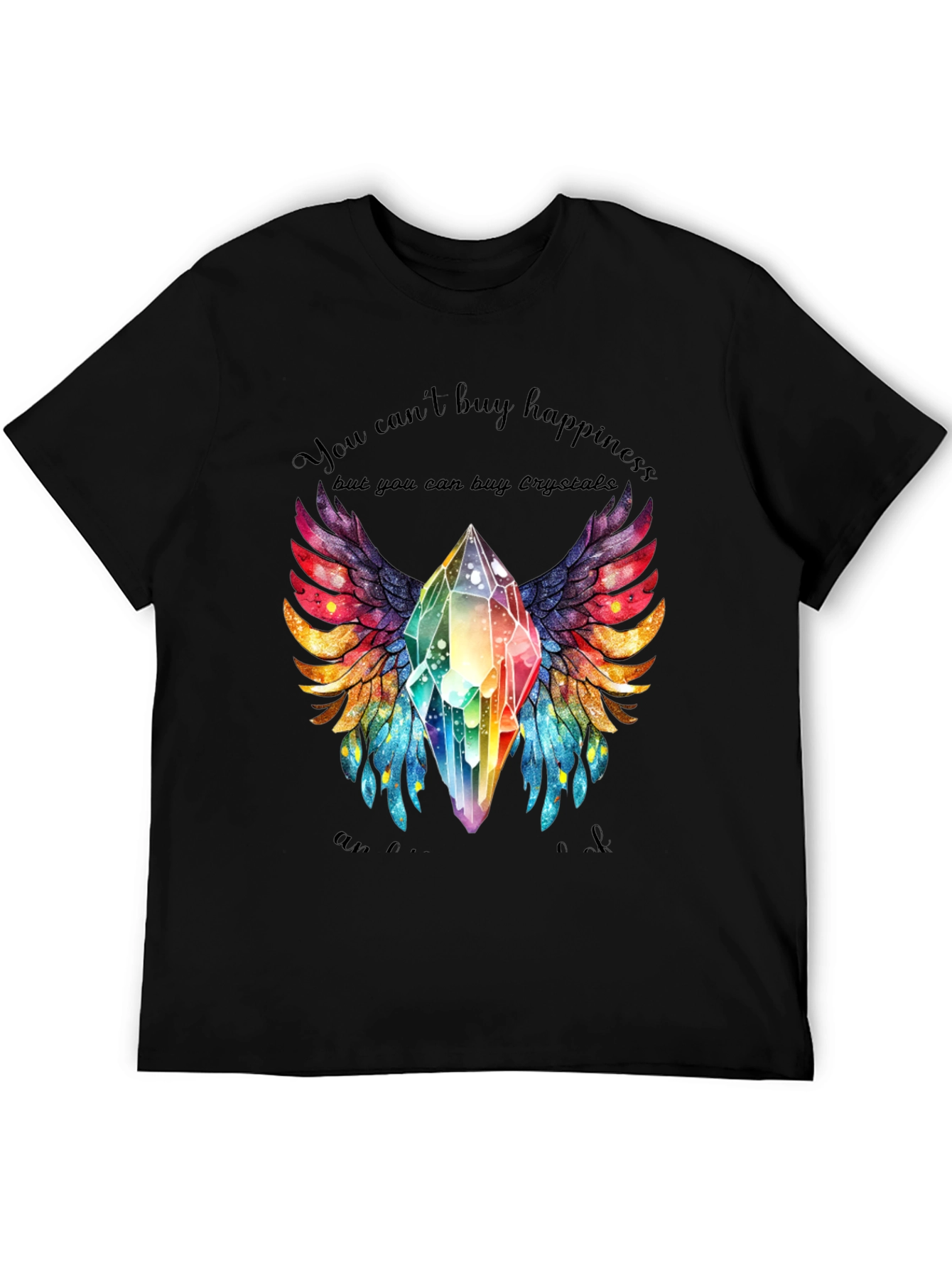 Crystals Happiness Graphic Tee