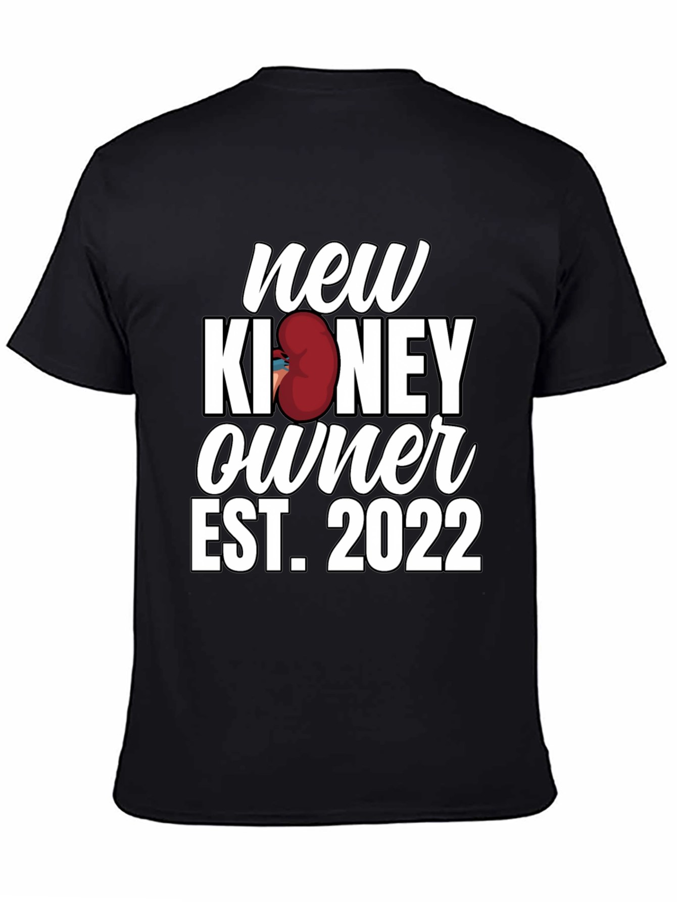 New Kidney Owner Est. 2022 Black Graphic Tee