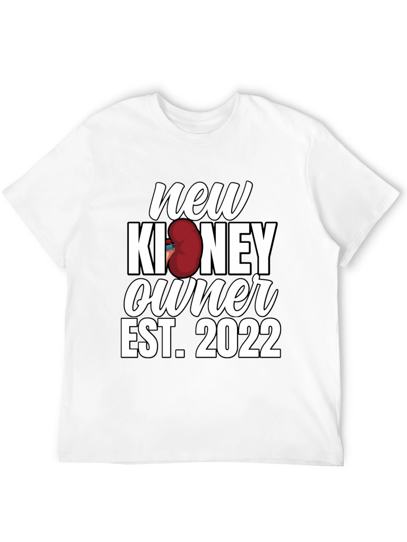 New Kidney Owner Est. 2022 Black Graphic Tee