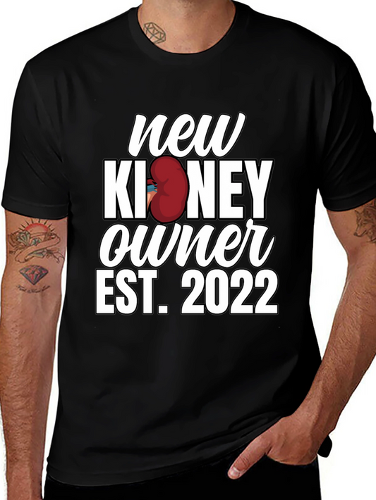 New Kidney Owner Est. 2022 Black Graphic Tee