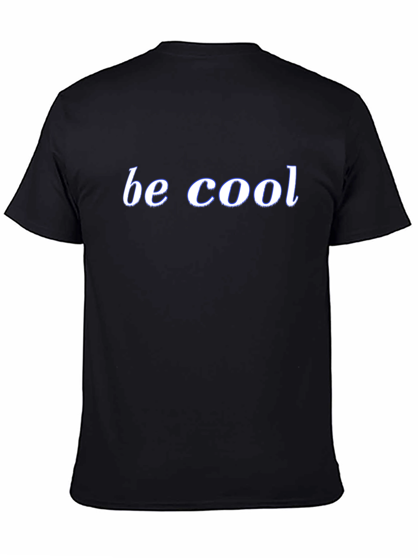 Be Cool Black Graphic T-Shirt