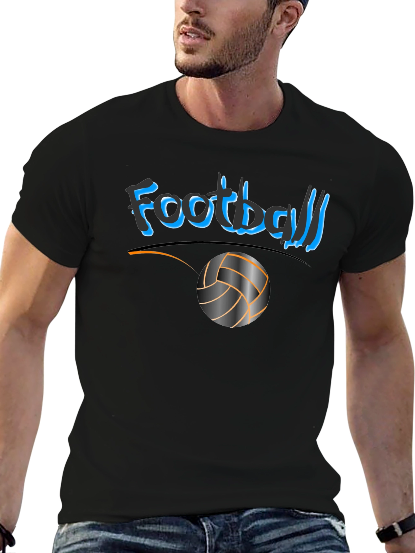 Football Graphic Tee - Sport Casual