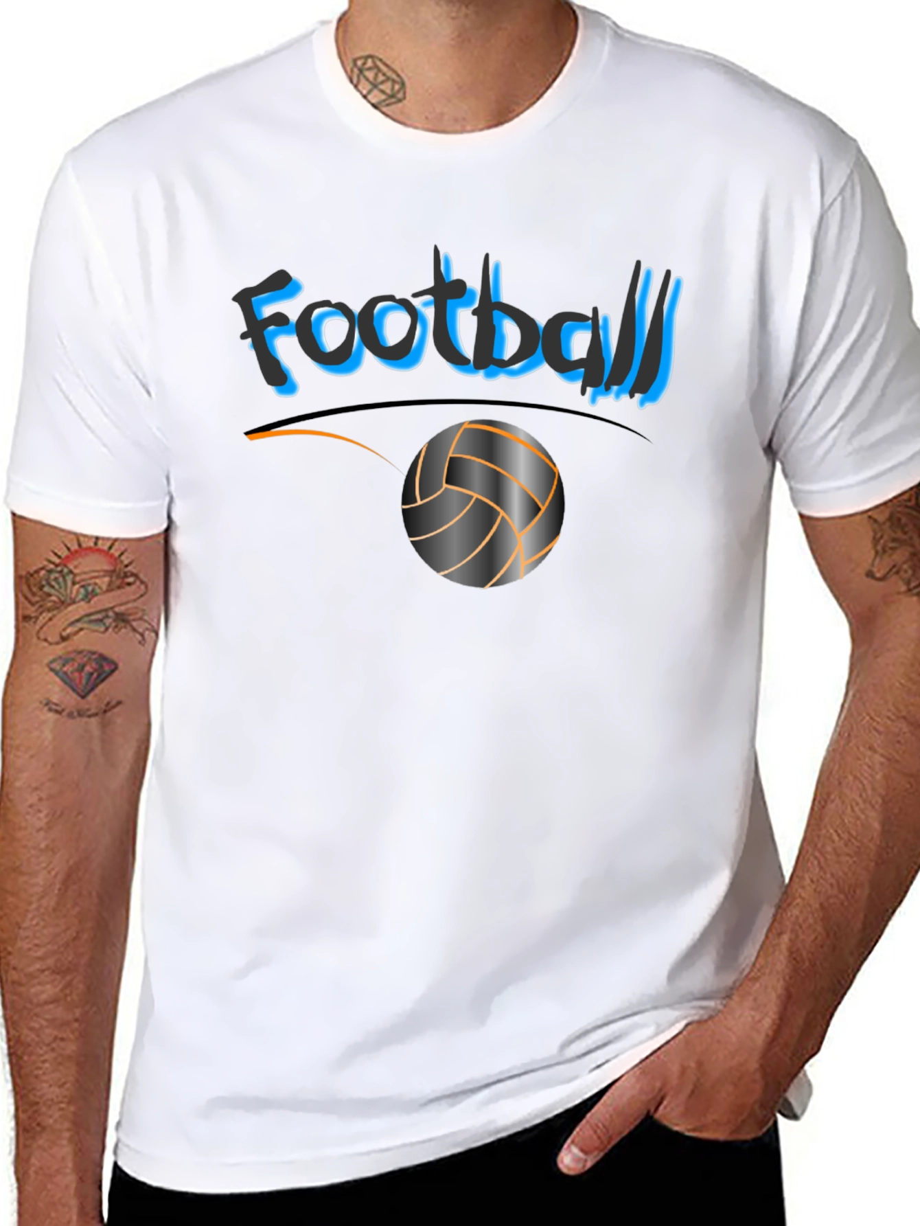 Football Graphic Tee - Sport Casual