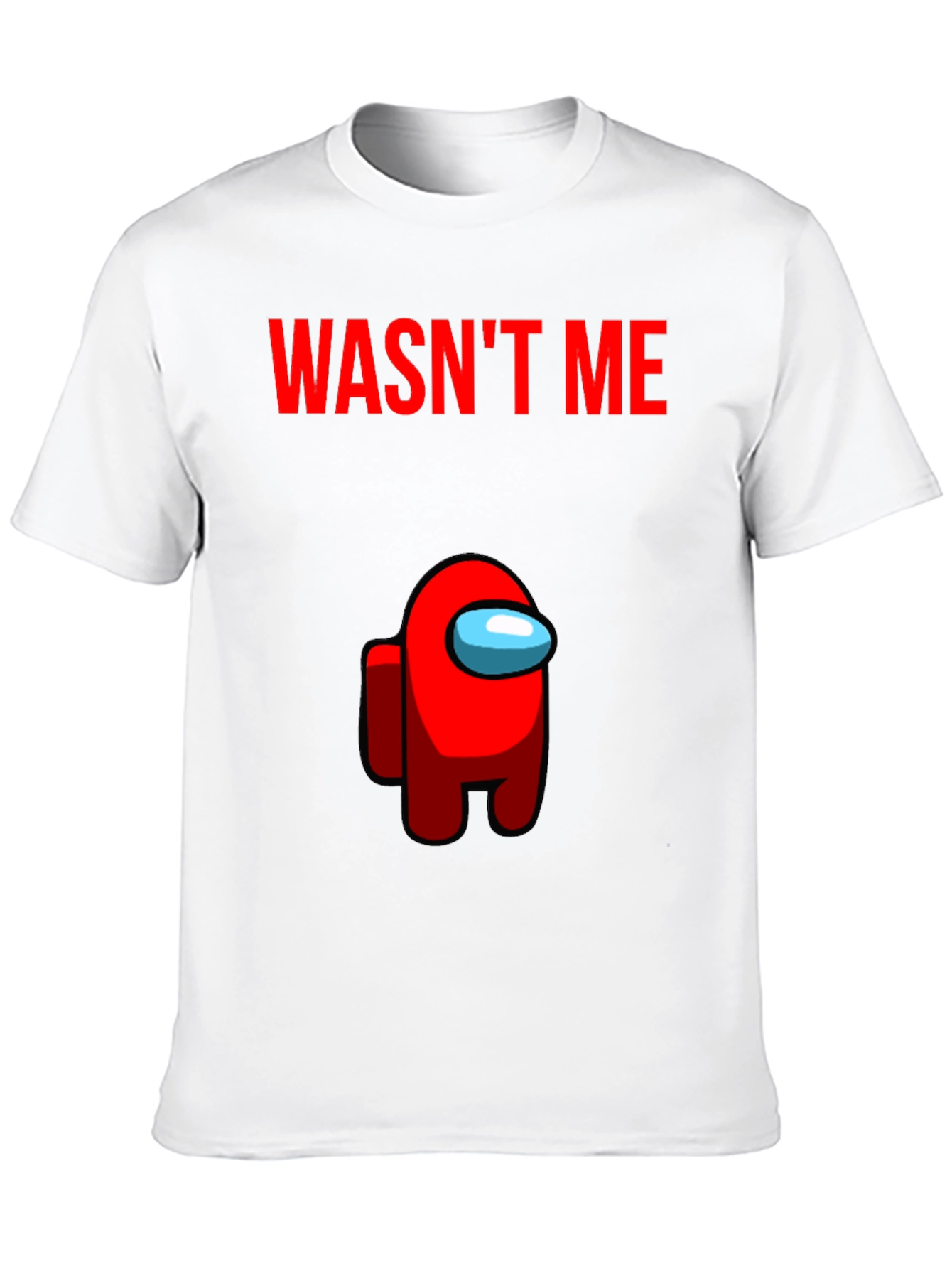 Among Us Wasnt Me Black T-Shirt