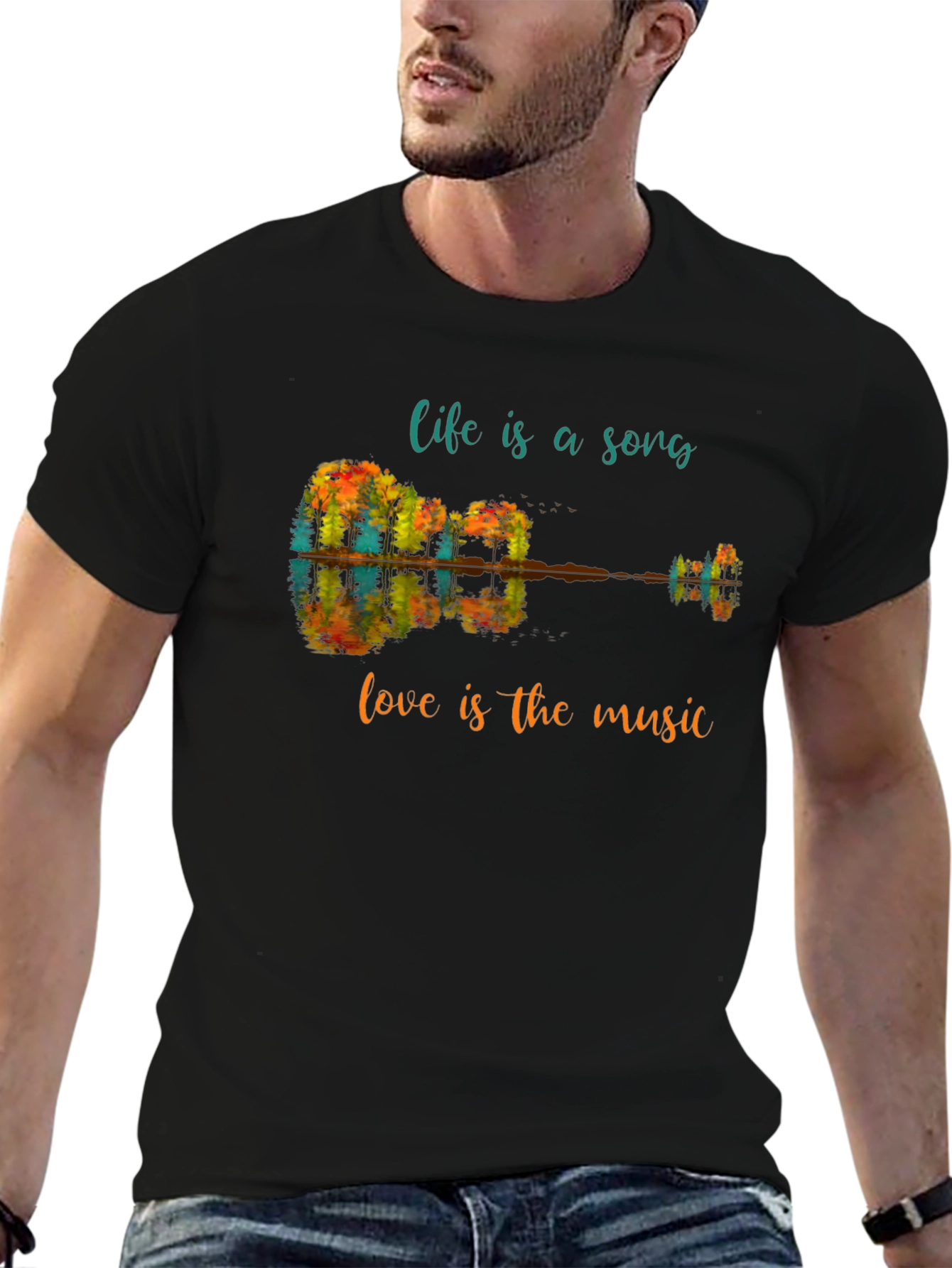 Life is a Song Guitar T-Shirt