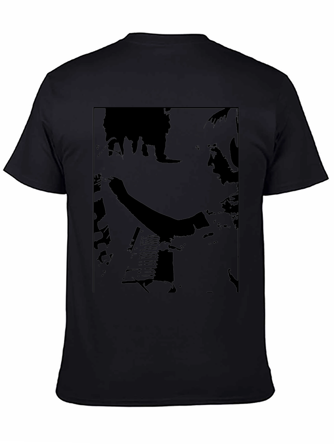 Musician Graphic Print Black T-Shirt