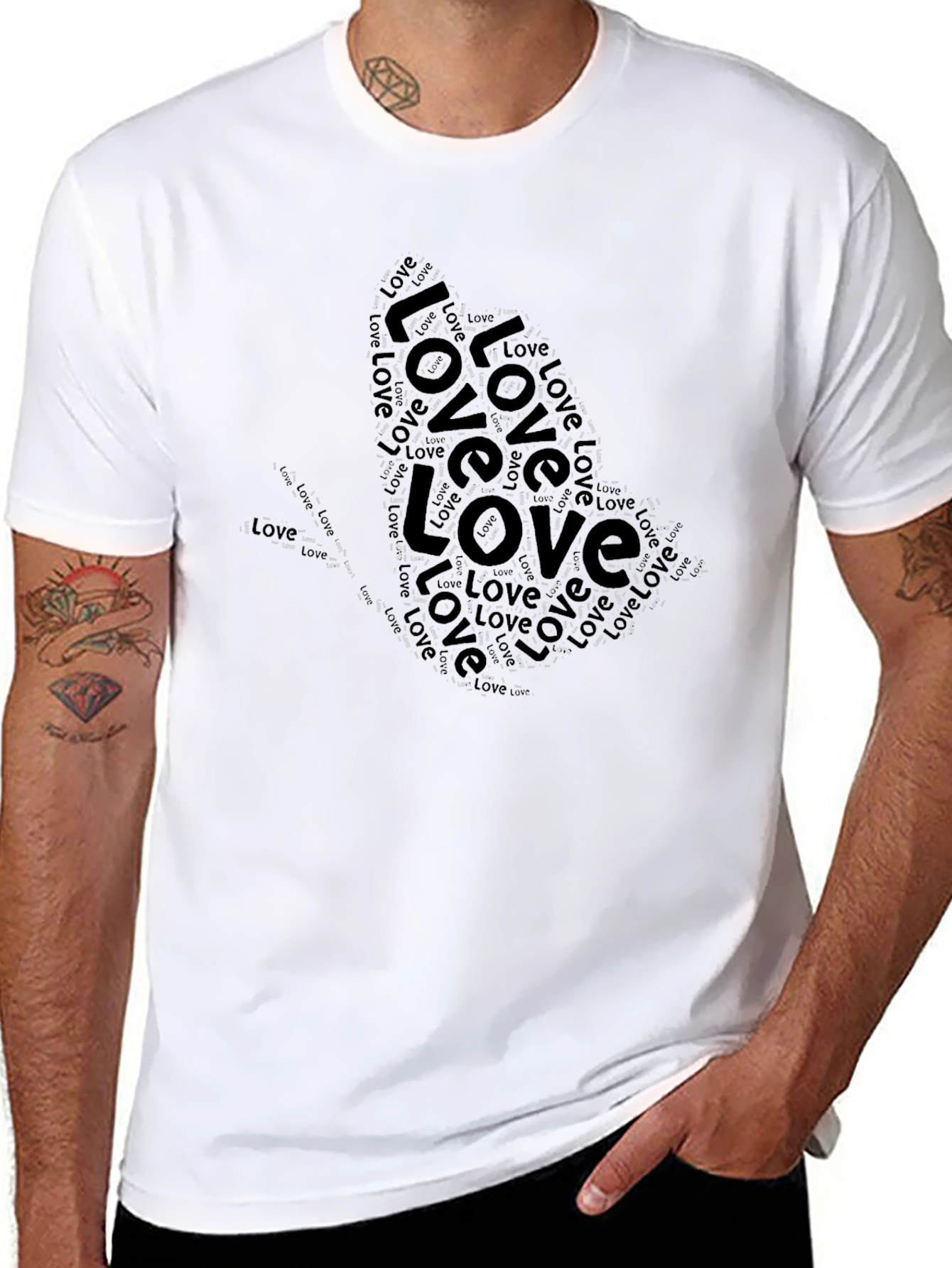 Butterfly Love T-Shirt - Stylish Graphic Tee