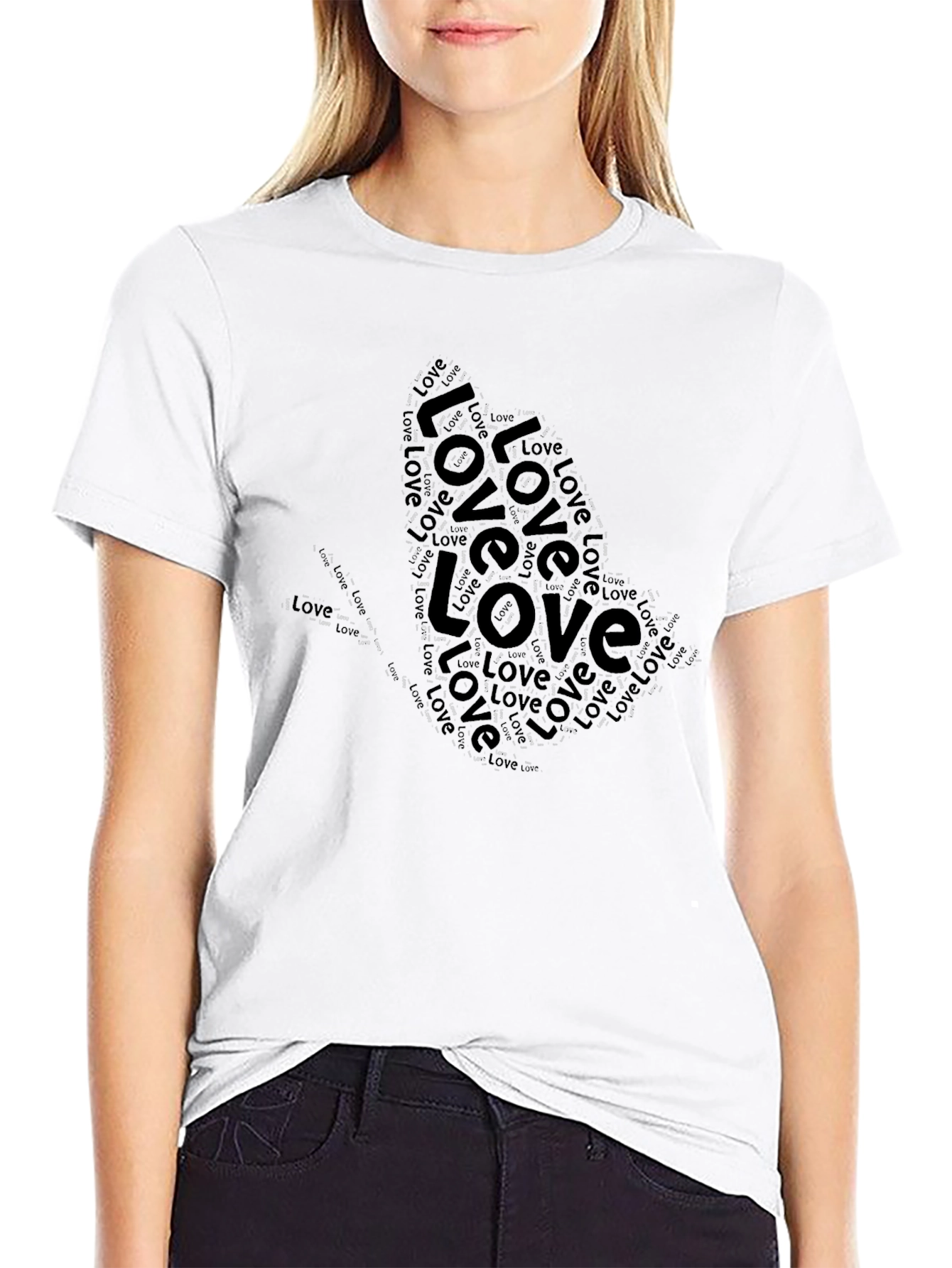 Butterfly Love T-Shirt - Stylish Graphic Tee